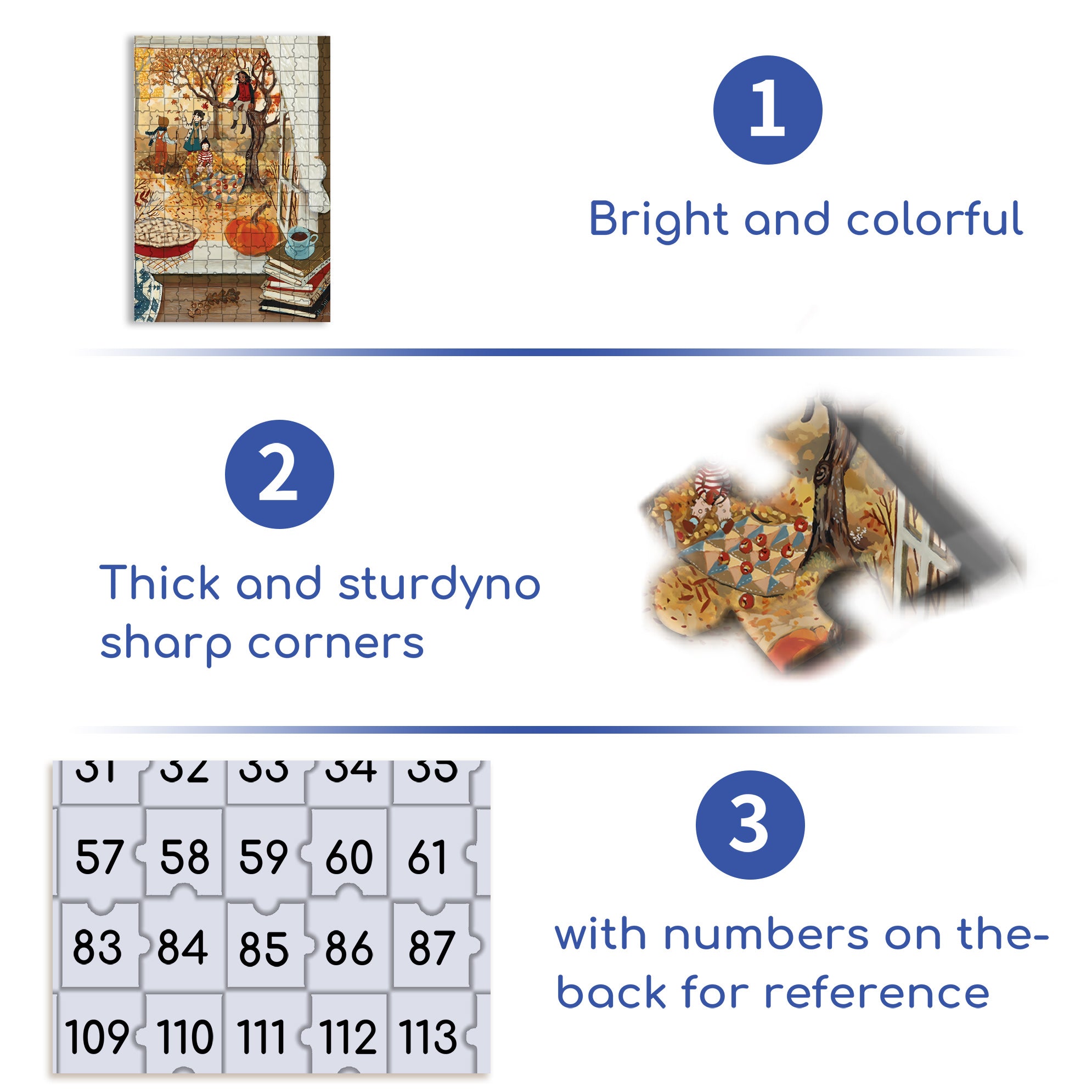 Autumn's Window 500pcs/1000pcs Jigsaw Puzzle, Scratch-Resistant, Interactive Family Game & Brain-Boosting DIY Decor, Perfect for Halloween, Christmas & New Year Gifts, Family Puzzle Game