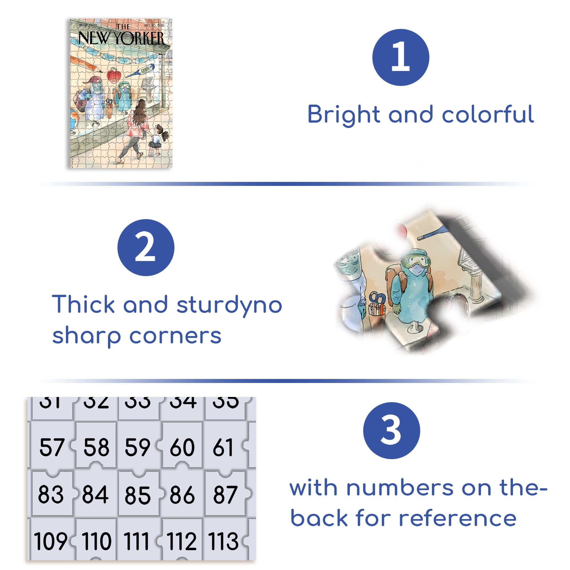 Back To  School Sale 500pcs/1000pcs Jigsaw Puzzle, Scratch-Resistant, Interactive Family Game & Brain-Boosting DIY Decor, Perfect for Halloween, Christmas & New Year Gifts, Family Puzzle Game