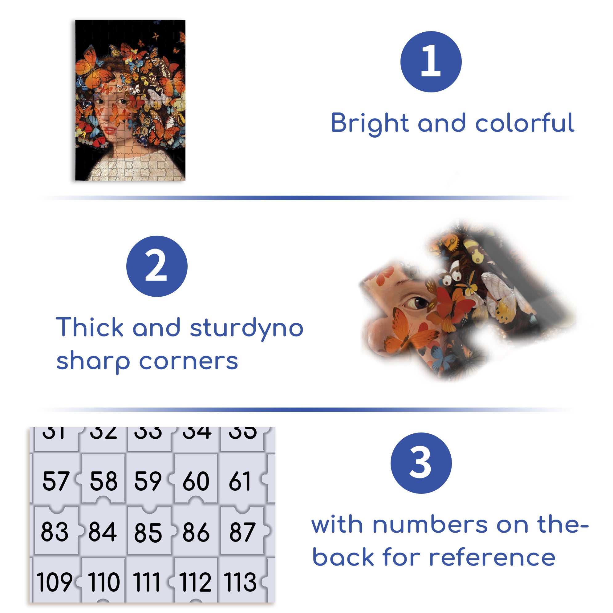 Bella 500pcs/1000pcs Jigsaw Puzzle, Scratch-Resistant, Interactive Family Game & Brain-Boosting DIY Decor, Perfect for Halloween, Christmas & New Year Gifts, Family Puzzle Game