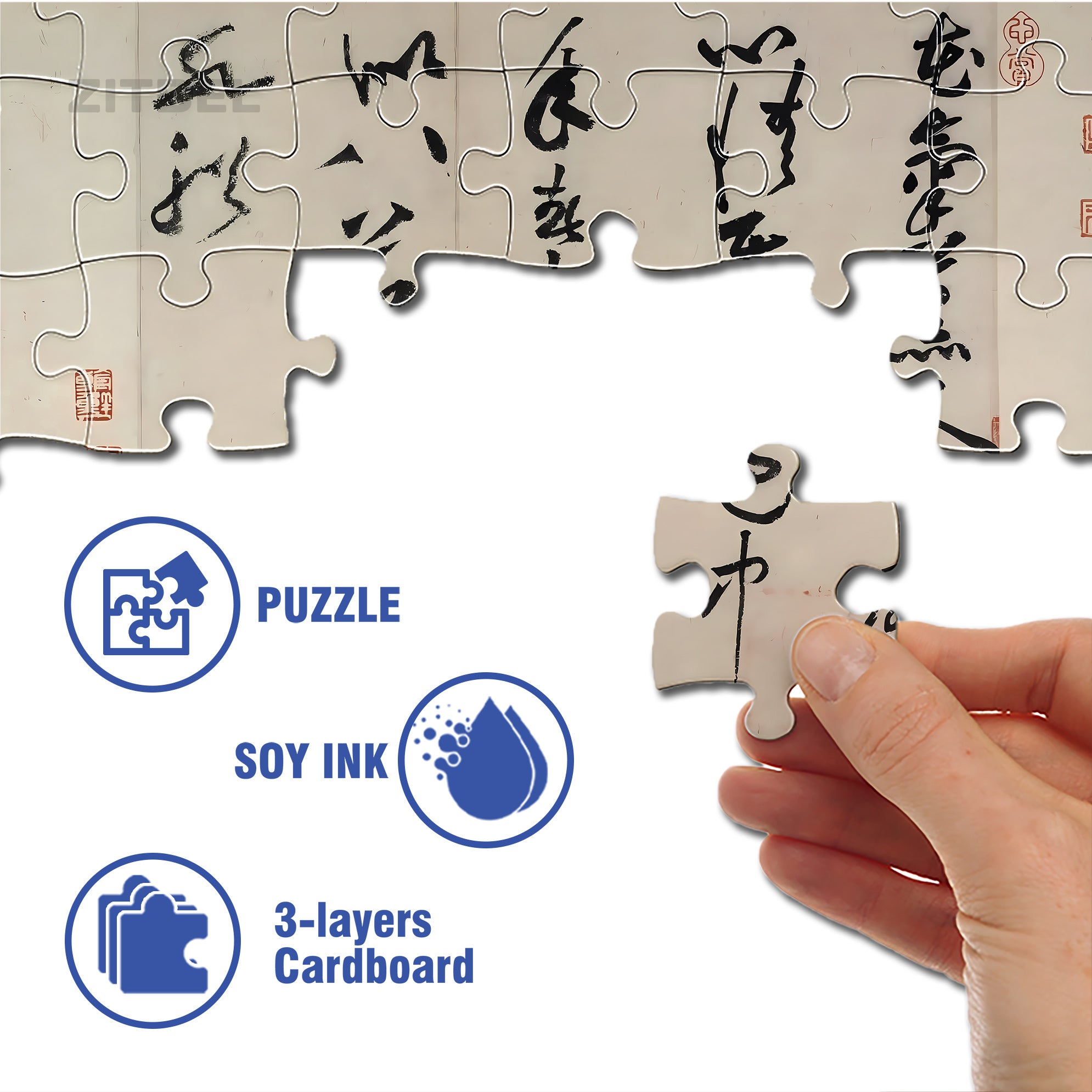 Besotted by Flower Vapors 500pcs/1000pcs Jigsaw Puzzle, Scratch-Resistant, Interactive Family Game & Brain-Boosting DIY Decor, Perfect for Halloween, Christmas & New Year Gifts, Family Puzzle Game