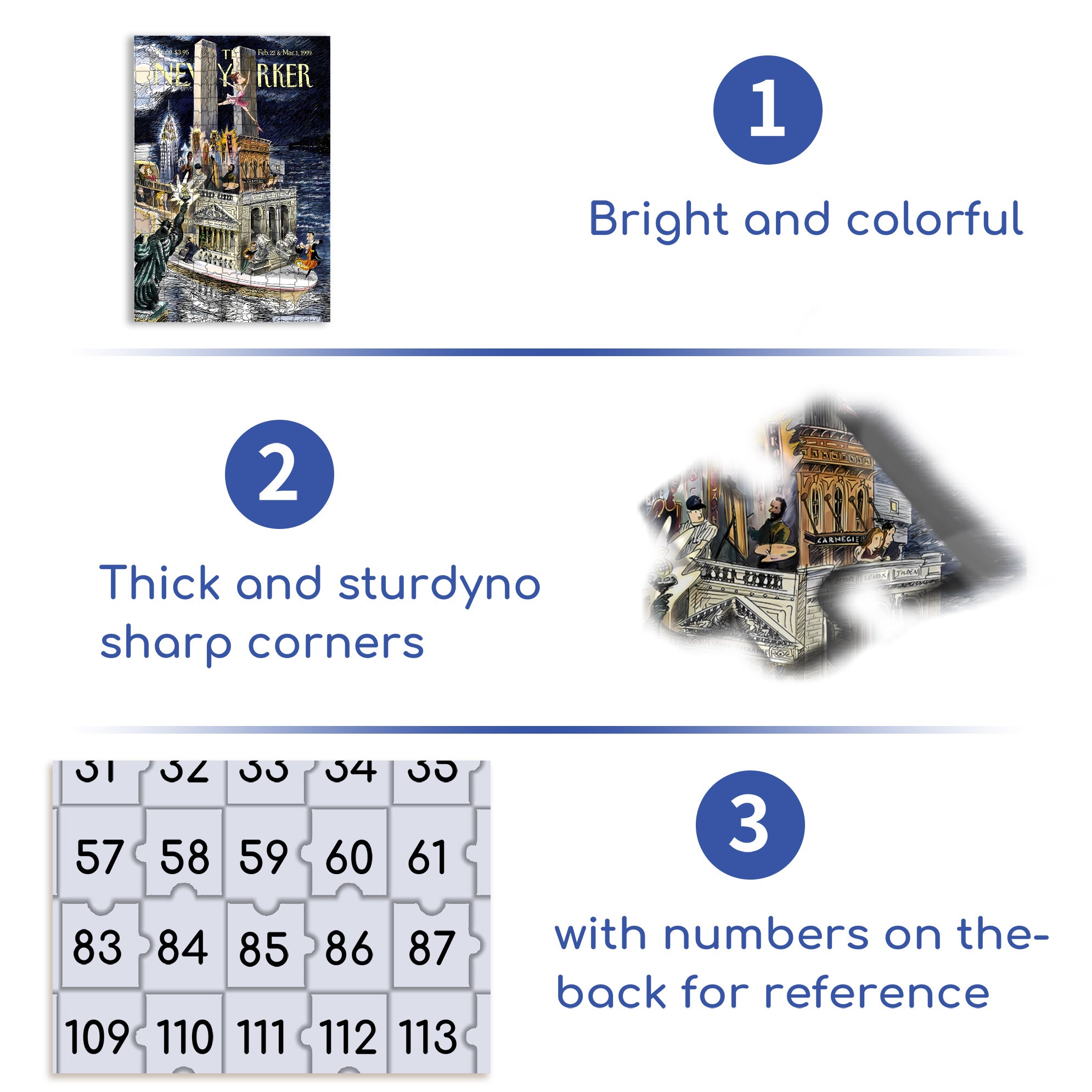 City Cruise 500pcs/1000pcs Jigsaw Puzzle, Scratch-Resistant, Interactive Family Game & Brain-Boosting DIY Decor, Perfect for Halloween, Christmas & New Year Gifts, Family Puzzle Game