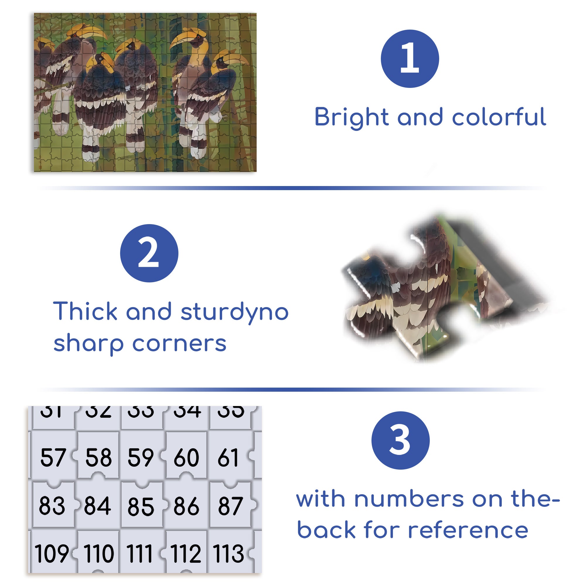 Deep In The Bamboo Forest 500pcs/1000pcs Jigsaw Puzzle, Scratch-Resistant, Interactive Family Game & Brain-Boosting DIY Decor, Perfect for Halloween, Christmas & New Year Gifts, Family Puzzle Game