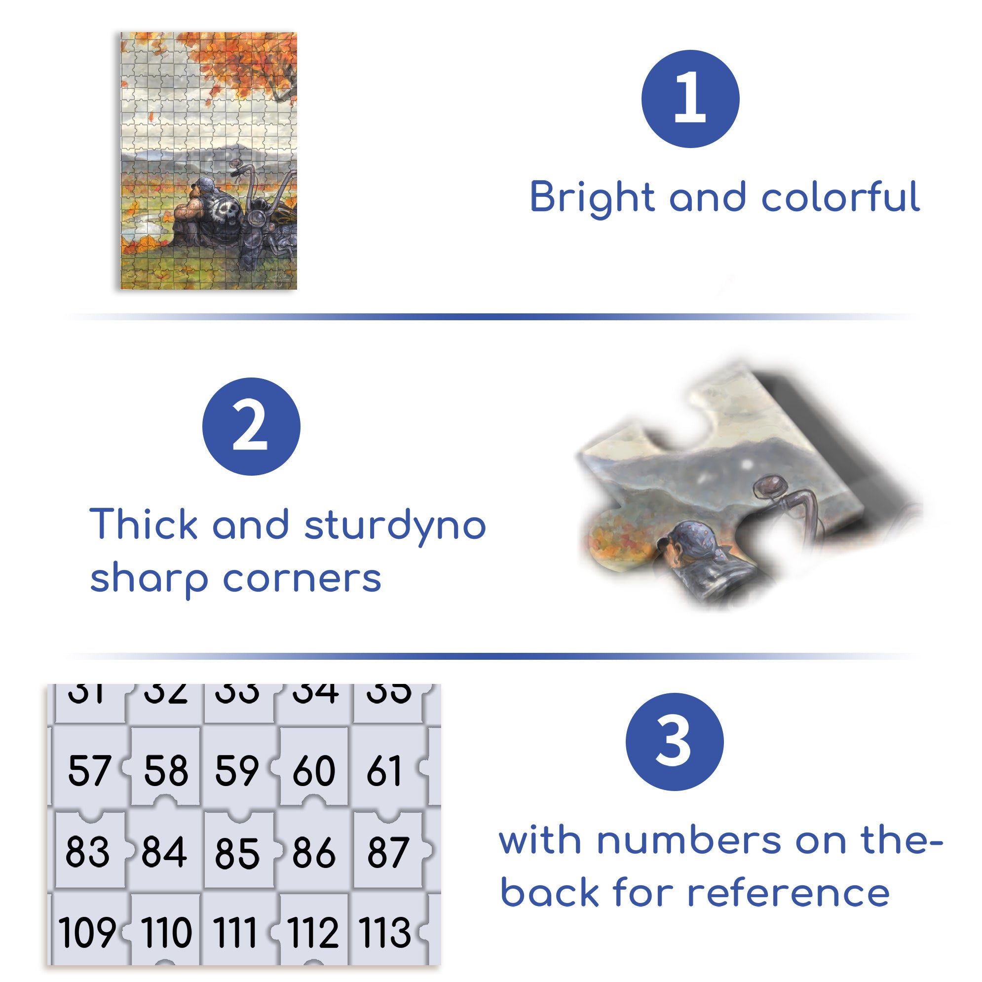 Fall and Ange 500pcs/1000pcs Jigsaw Puzzle, Scratch-Resistant, Interactive Family Game & Brain-Boosting DIY Decor, Perfect for Halloween, Christmas & New Year Gifts, Family Puzzle Game