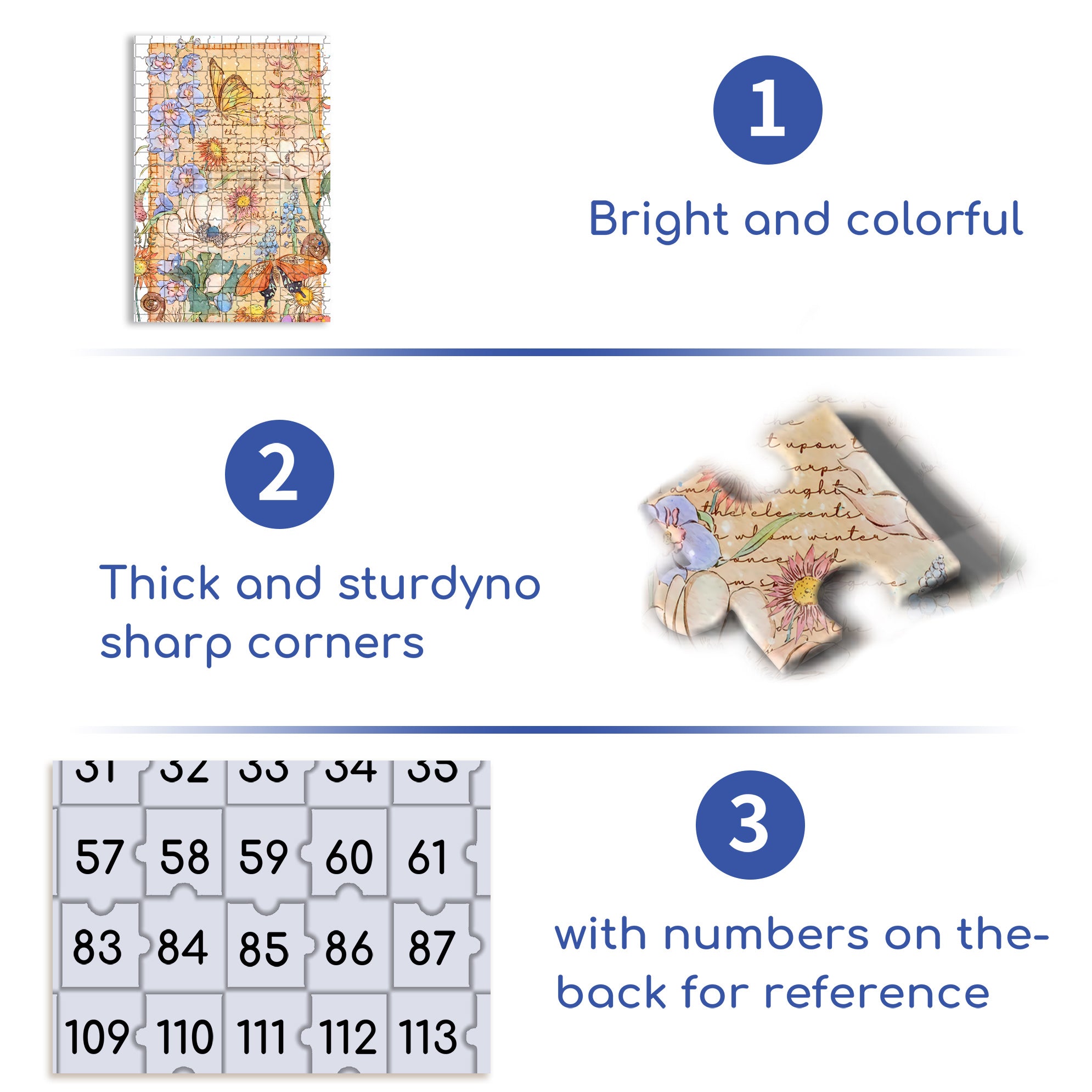Floral Stationery 500pcs/1000pcs Jigsaw Puzzle, Scratch-Resistant, Interactive Family Game & Brain-Boosting DIY Decor, Perfect for Halloween, Christmas & New Year Gifts, Family Puzzle Game