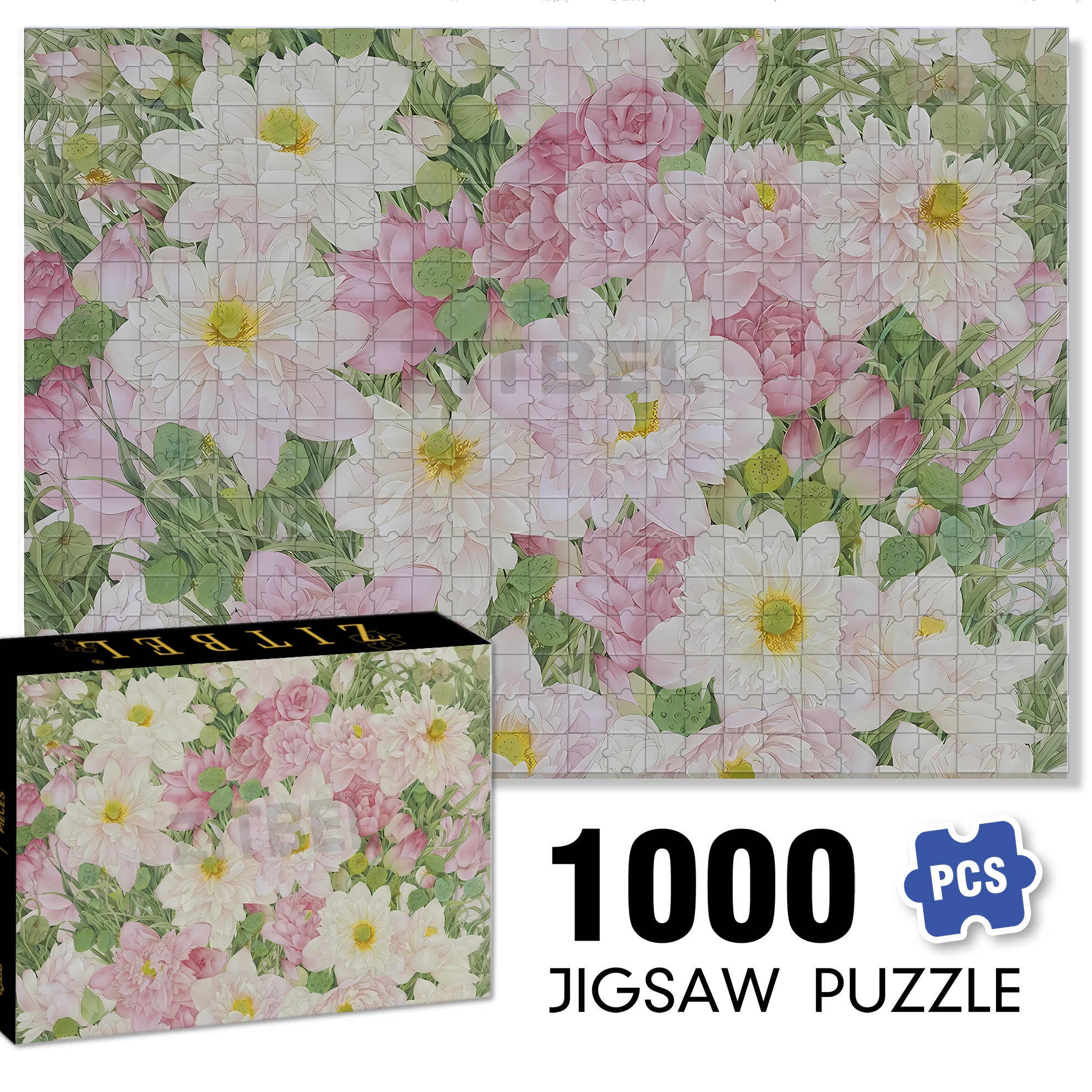 Fresh And Refined 500pcs/1000pcs Jigsaw Puzzle, Scratch-Resistant, Interactive Family Game & Brain-Boosting DIY Decor, Perfect for Halloween, Christmas & New Year Gifts, Family Puzzle Game