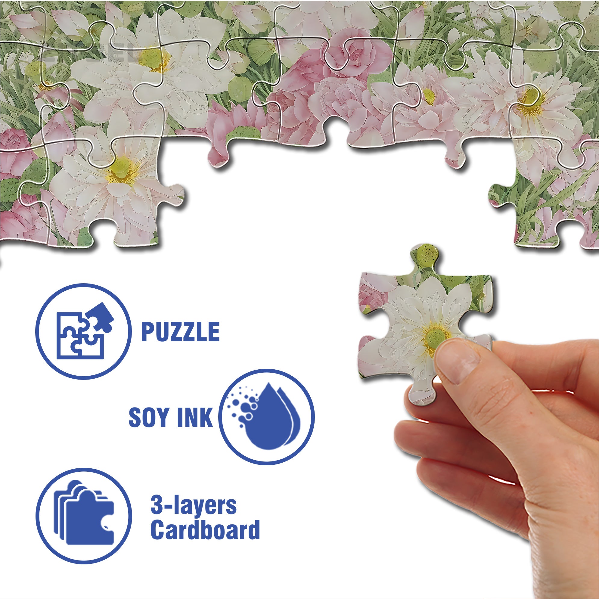 Fresh And Refined 500pcs/1000pcs Jigsaw Puzzle, Scratch-Resistant, Interactive Family Game & Brain-Boosting DIY Decor, Perfect for Halloween, Christmas & New Year Gifts, Family Puzzle Game