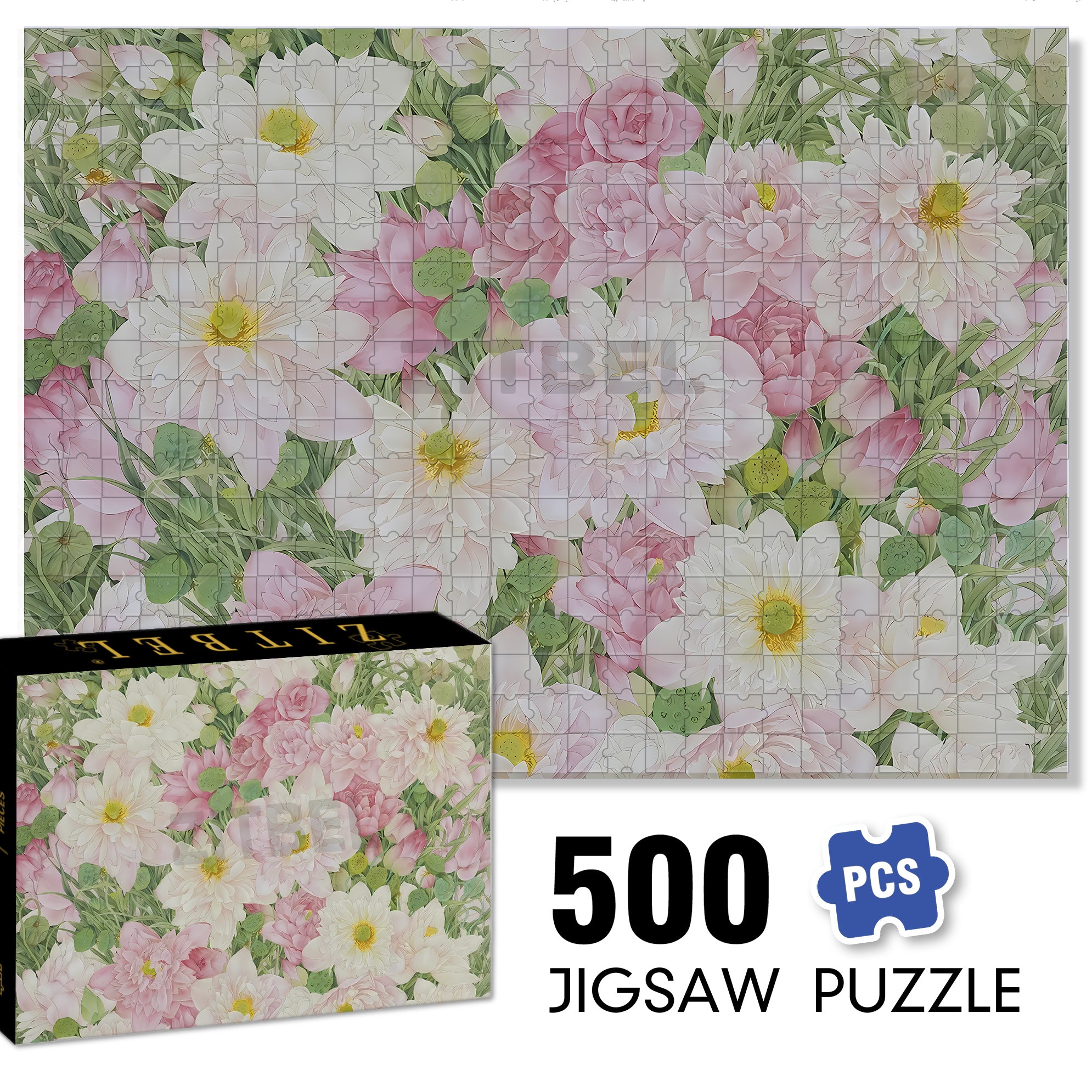 Fresh And Refined 500pcs/1000pcs Jigsaw Puzzle, Scratch-Resistant, Interactive Family Game & Brain-Boosting DIY Decor, Perfect for Halloween, Christmas & New Year Gifts, Family Puzzle Game