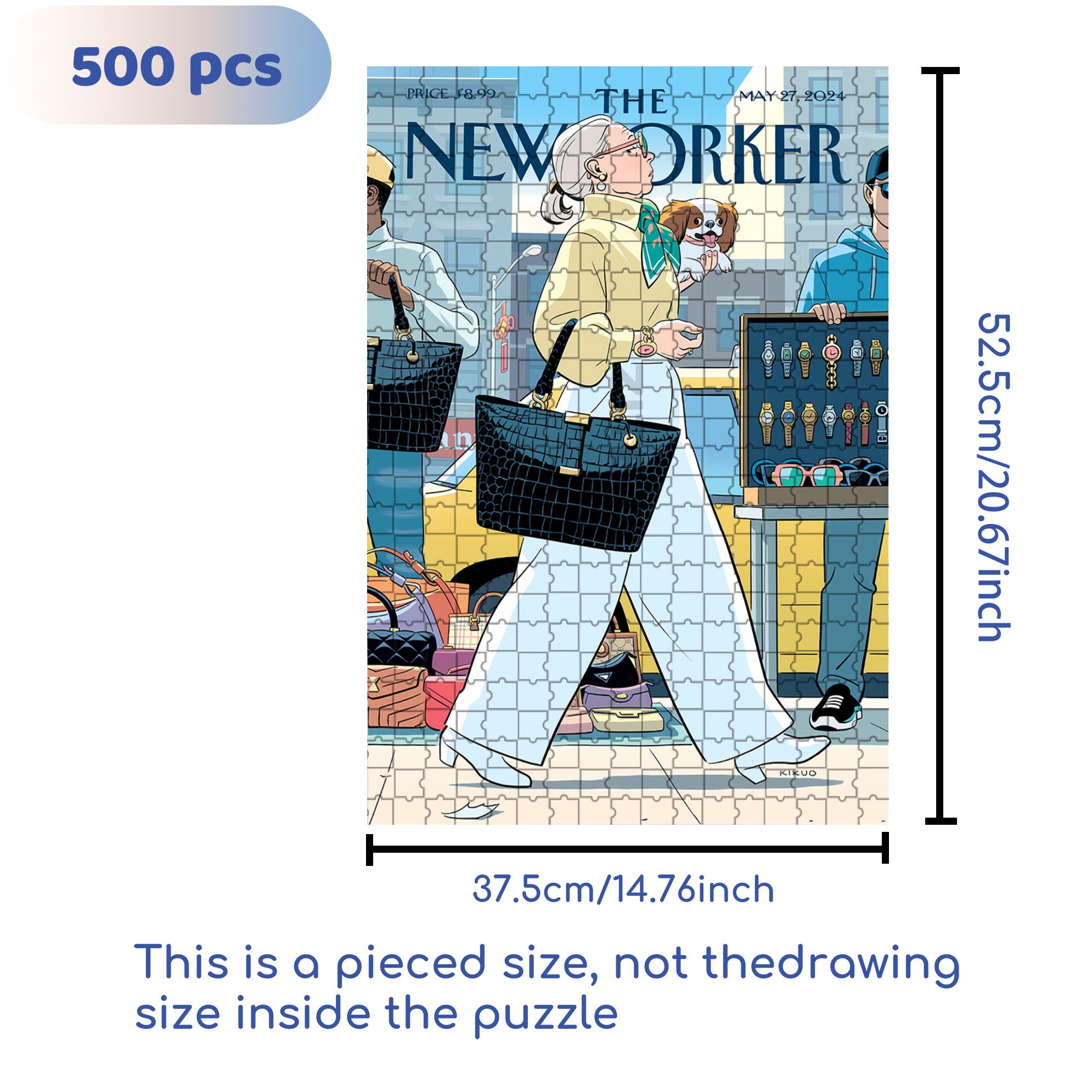 Genuine Style 500pcs/1000pcs Jigsaw Puzzle, Scratch-Resistant, Interactive Family Game & Brain-Boosting DIY Decor, Perfect for Halloween, Christmas & New Year Gifts, Family Puzzle Game