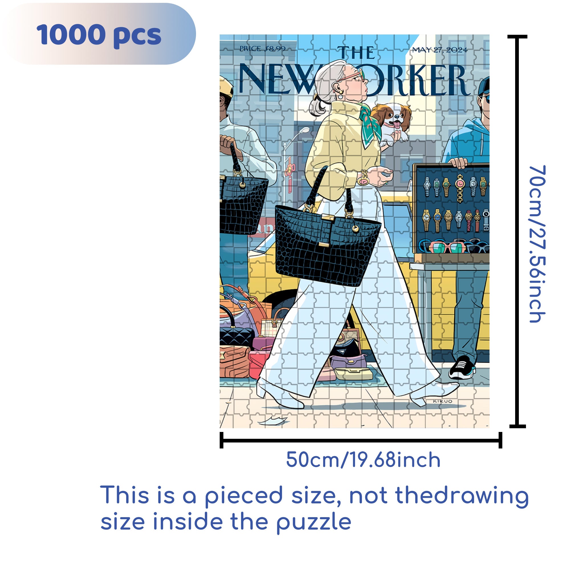 Genuine Style 500pcs/1000pcs Jigsaw Puzzle, Scratch-Resistant, Interactive Family Game & Brain-Boosting DIY Decor, Perfect for Halloween, Christmas & New Year Gifts, Family Puzzle Game