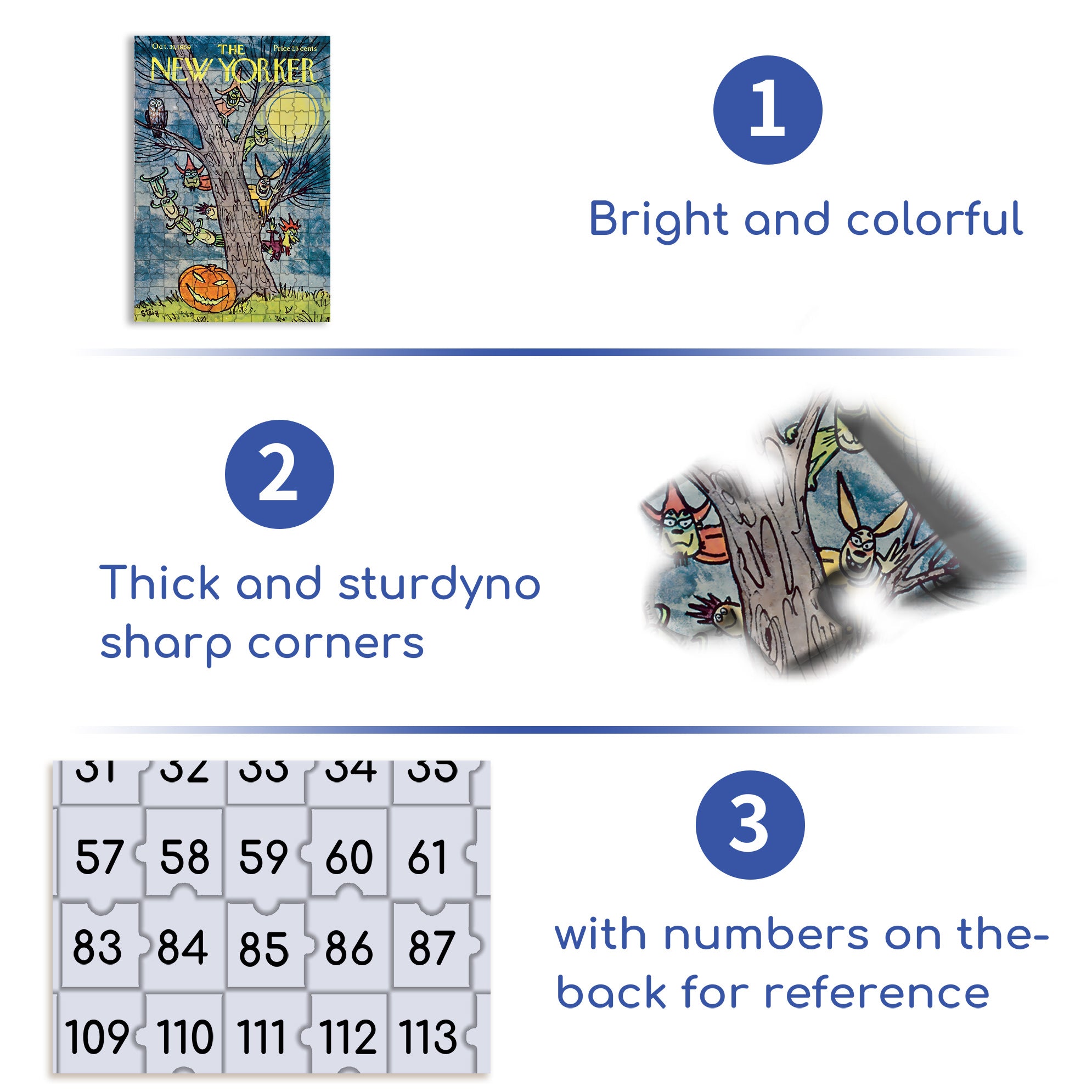 Innocent Eyes 2 500pcs/1000pcs Jigsaw Puzzle, Scratch-Resistant, Interactive Family Game & Brain-Boosting DIY Decor, Perfect for Halloween, Christmas & New Year Gifts, Family Puzzle Game