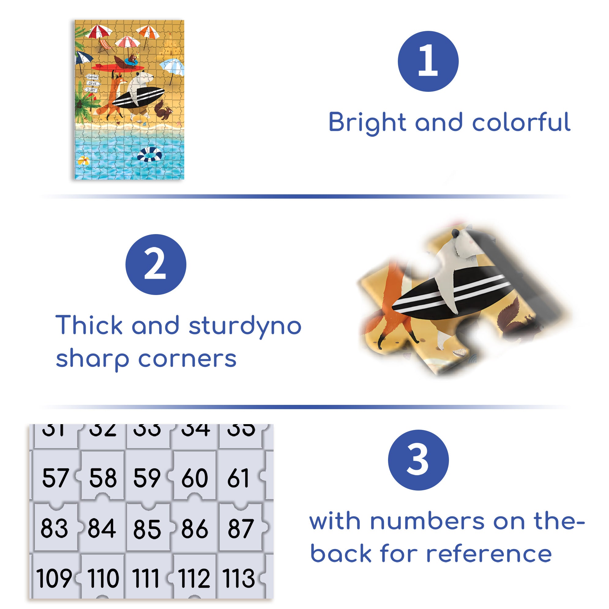 Like Surfing 500pcs/1000pcs Jigsaw Puzzle, Scratch-Resistant, Interactive Family Game & Brain-Boosting DIY Decor, Perfect for Halloween, Christmas & New Year Gifts, Family Puzzle Game