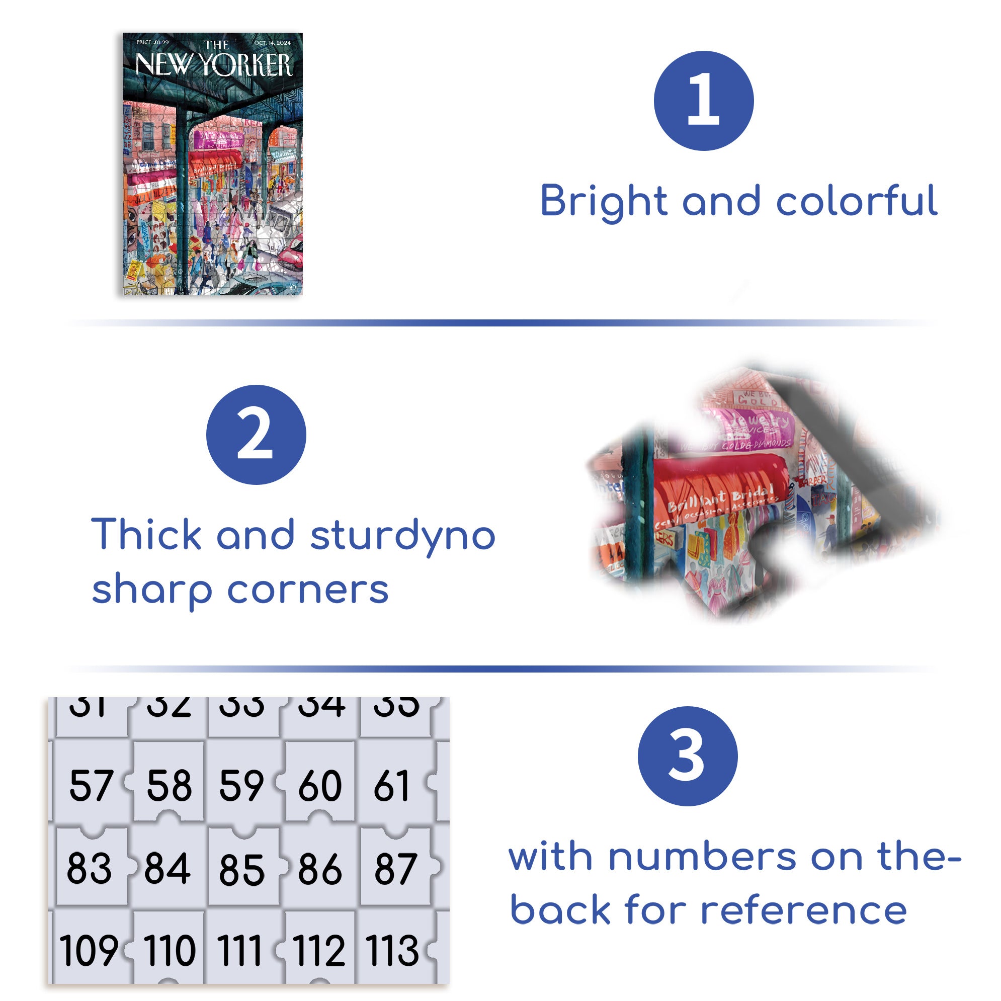 New Heights 500pcs/1000pcs Jigsaw Puzzle, Scratch-Resistant, Interactive Family Game & Brain-Boosting DIY Decor, Perfect for Halloween, Christmas & New Year Gifts, Family Puzzle Game