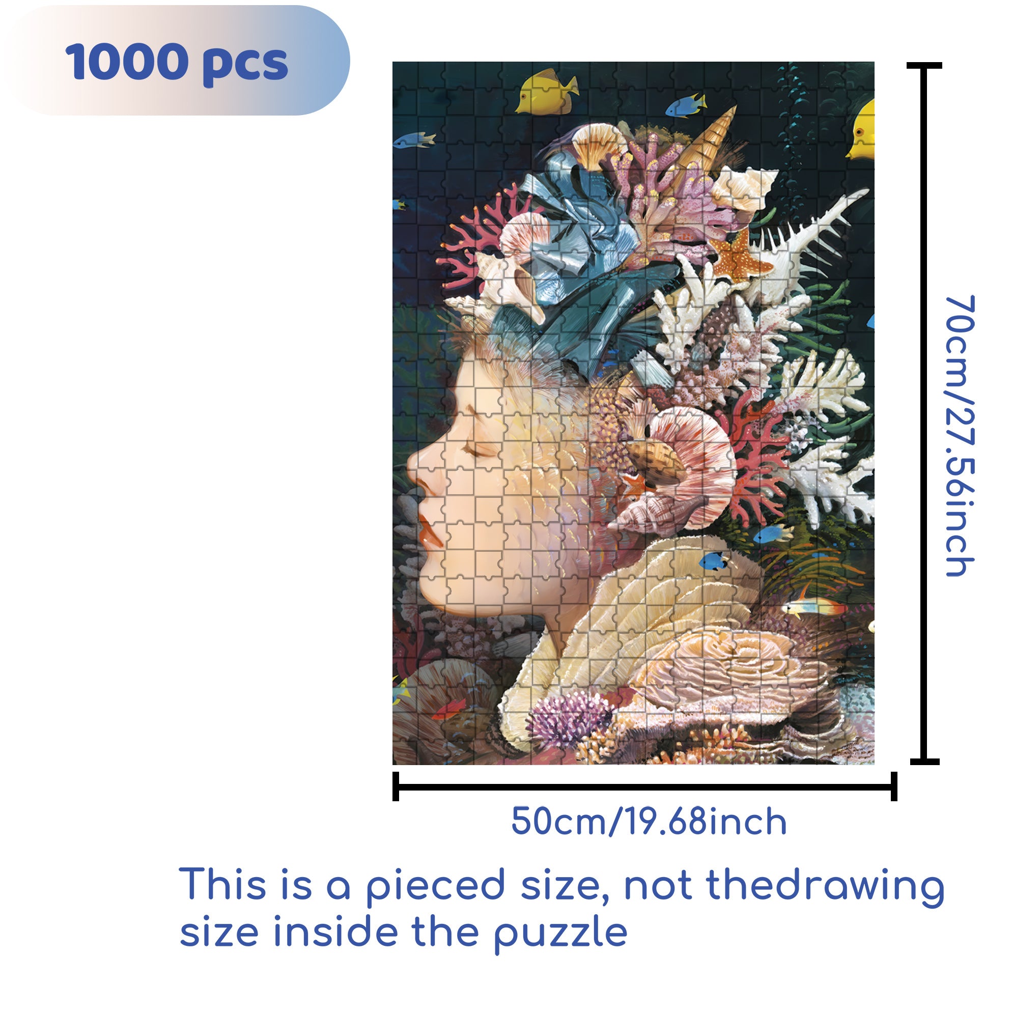 Shelly 500pcs/1000pcs Jigsaw Puzzle, Scratch-Resistant, Interactive Family Game & Brain-Boosting DIY Decor, Perfect for Halloween, Christmas & New Year Gifts, Family Puzzle Game