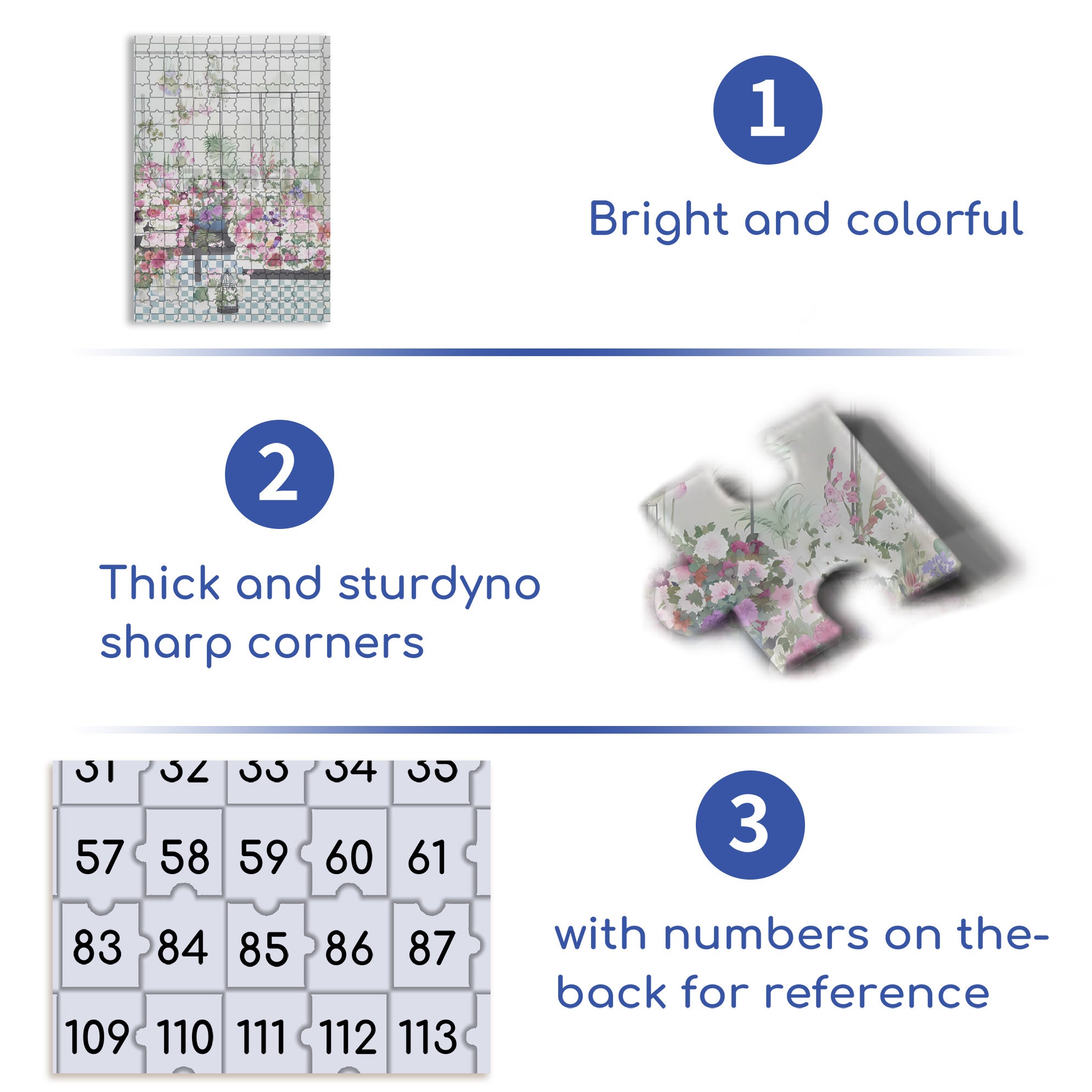 Summer Floral Fragrance 500pcs/1000pcs Jigsaw Puzzle, Scratch-Resistant, Interactive Family Game & Brain-Boosting DIY Decor, Perfect for Halloween, Christmas & New Year Gifts, Family Puzzle Game