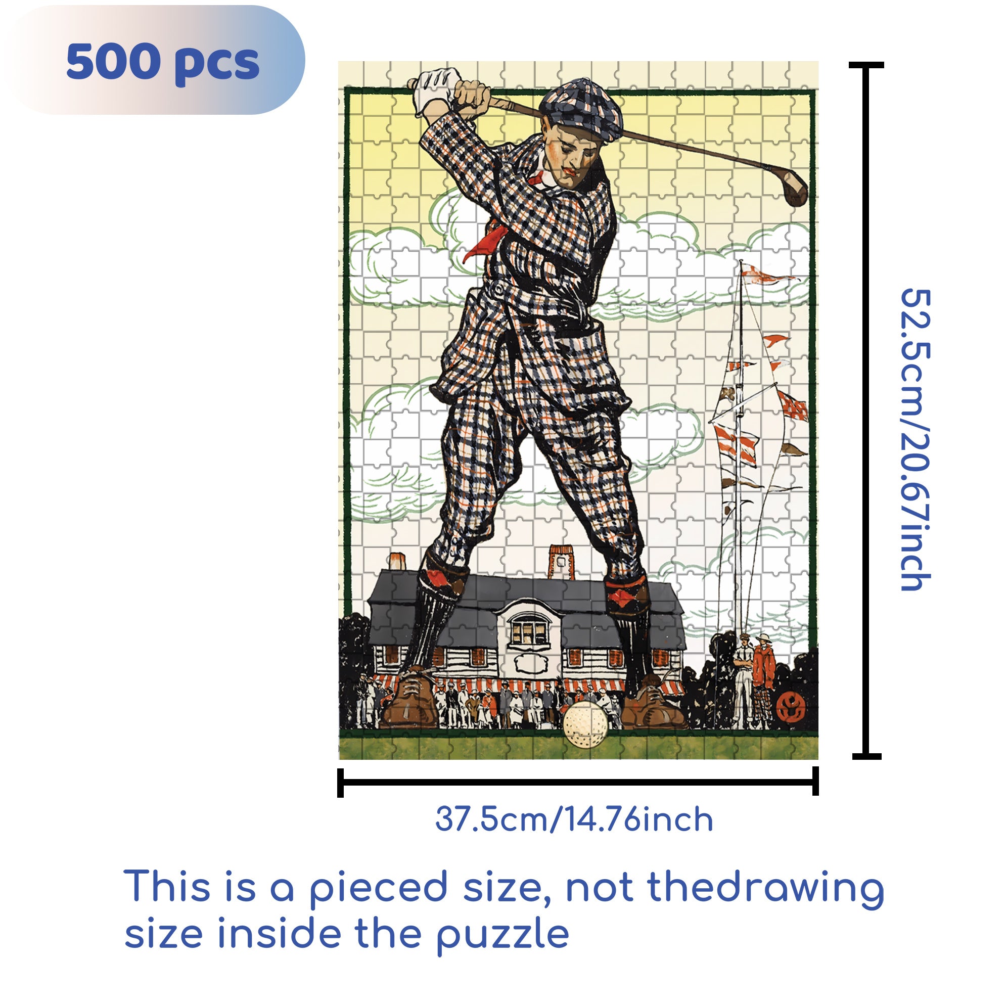 Teeing 500pcs/1000pcs Jigsaw Puzzle, Scratch-Resistant, Interactive Family Game & Brain-Boosting DIY Decor, Perfect for Halloween, Christmas & New Year Gifts, Family Puzzle Game