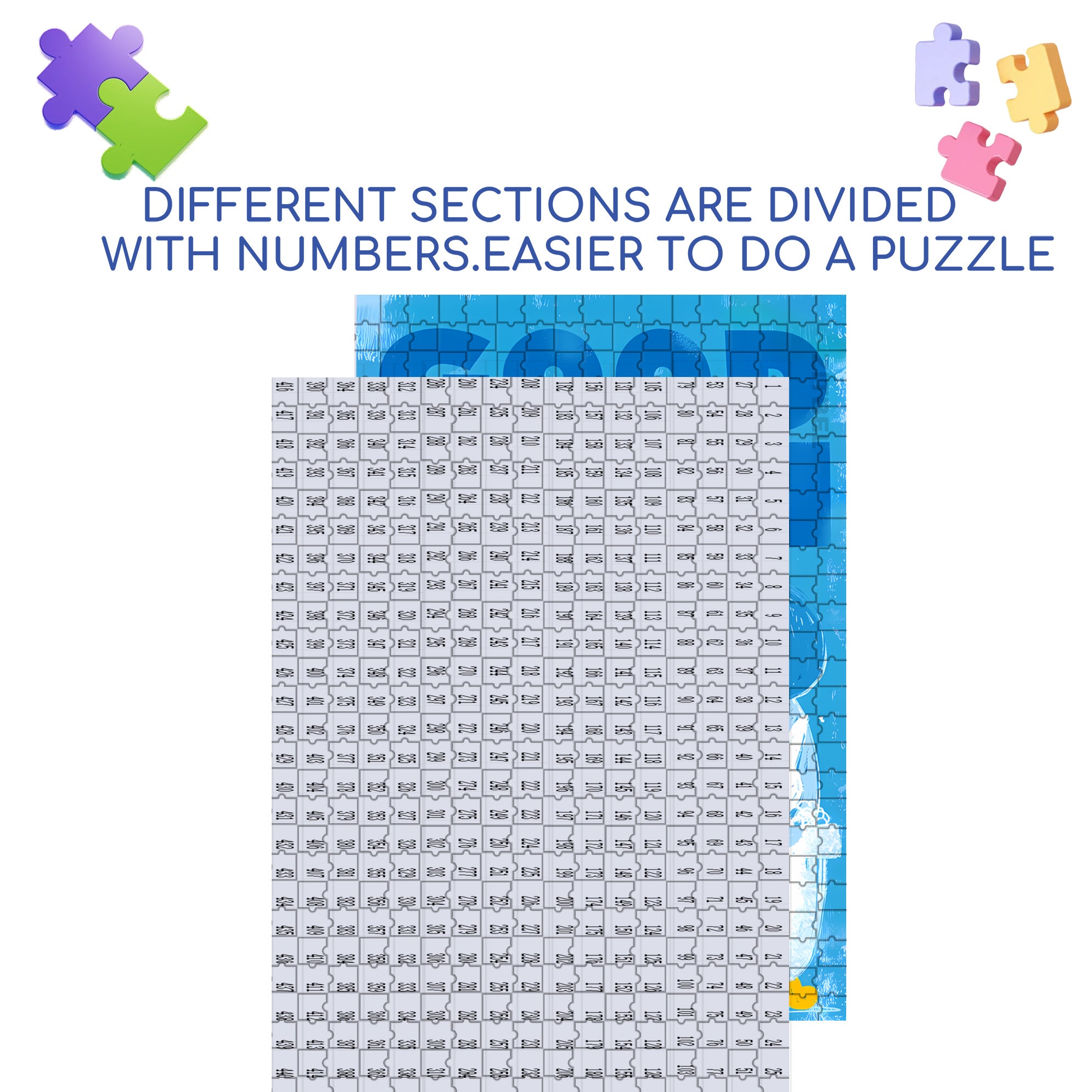 The Good Bath Day 500pcs/1000pcs Jigsaw Puzzle, Scratch-Resistant, Interactive Family Game & Brain-Boosting DIY Decor, Perfect for Halloween, Christmas & New Year Gifts, Family Puzzle Game