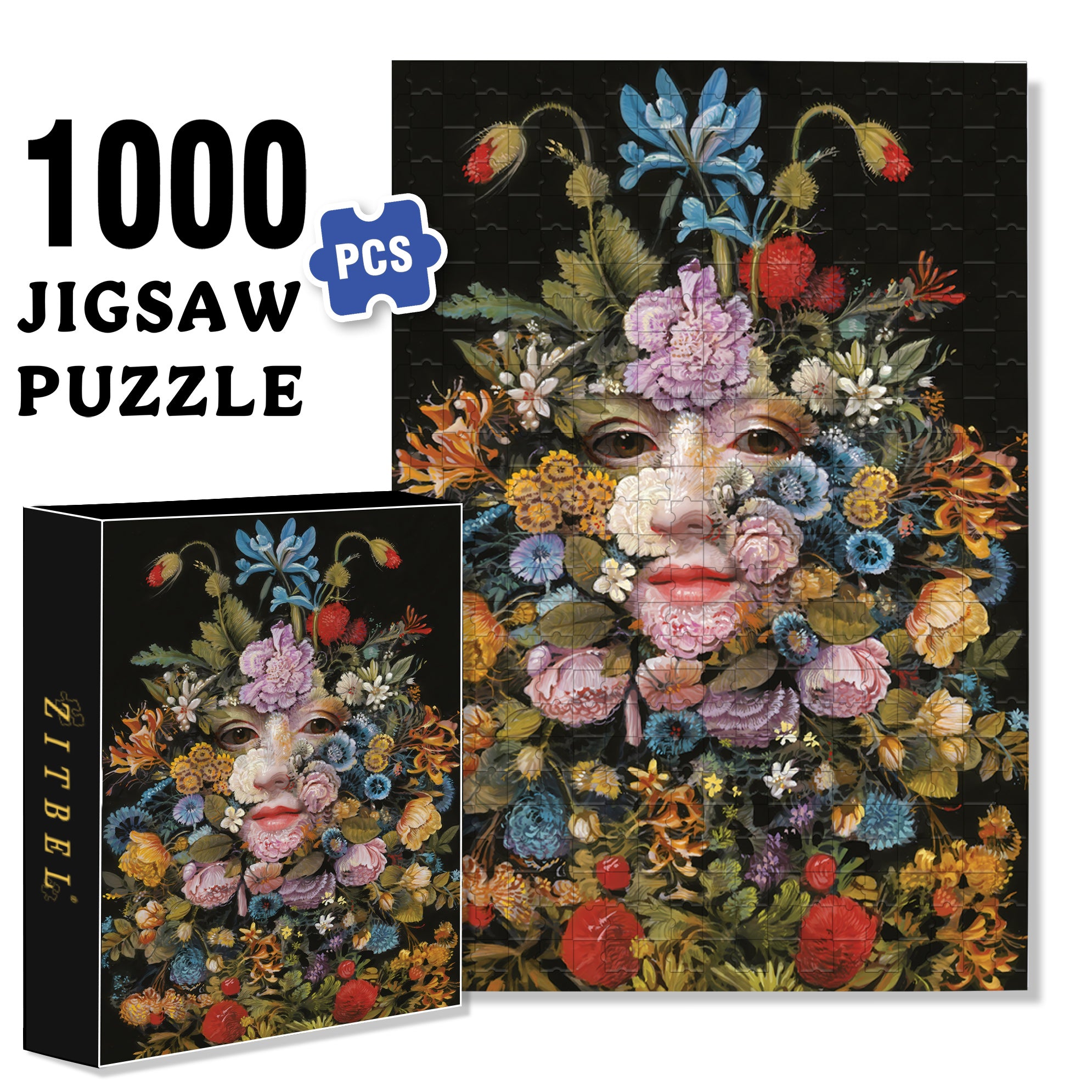 The Wakening 500pcs/1000pcs Jigsaw Puzzle, Scratch-Resistant, Interactive Family Game & Brain-Boosting DIY Decor, Perfect for Halloween, Christmas & New Year Gifts, Family Puzzle Game