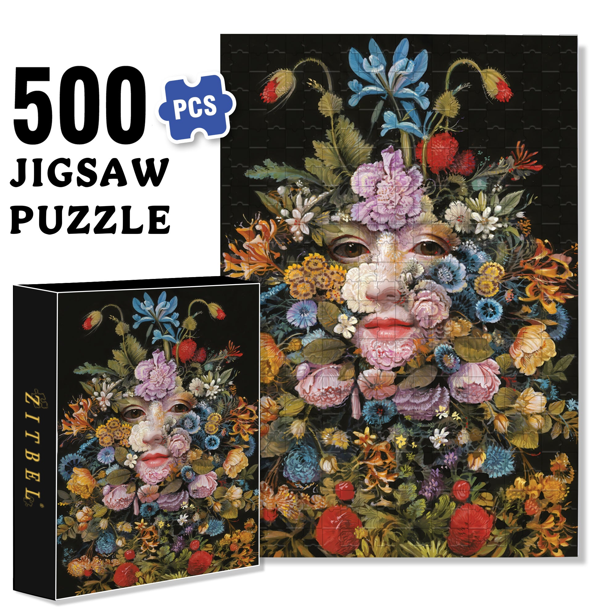 The Wakening 500pcs/1000pcs Jigsaw Puzzle, Scratch-Resistant, Interactive Family Game & Brain-Boosting DIY Decor, Perfect for Halloween, Christmas & New Year Gifts, Family Puzzle Game