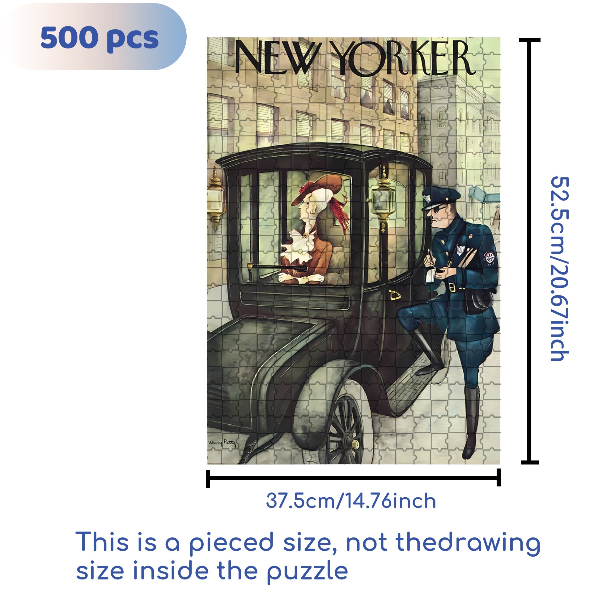 Ticket 500pcs/1000pcs Jigsaw Puzzle, Scratch-Resistant, Interactive Family Game & Brain-Boosting DIY Decor, Perfect for Halloween, Christmas & New Year Gifts, Family Puzzle Game