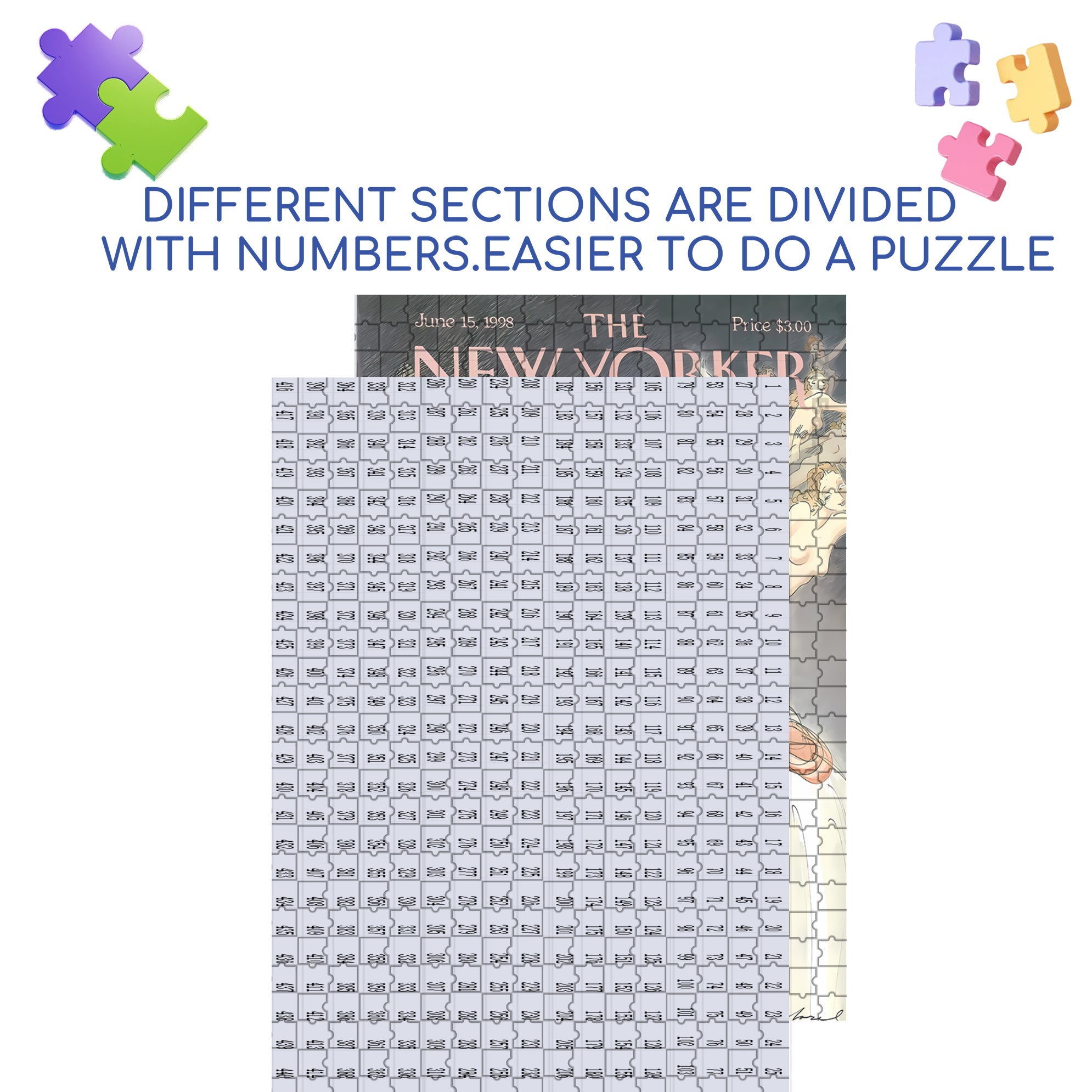 Wedding Vows 500pcs/1000pcs Jigsaw Puzzle, Scratch-Resistant, Interactive Family Game & Brain-Boosting DIY Decor, Perfect for Halloween, Christmas & New Year Gifts, Family Puzzle Game