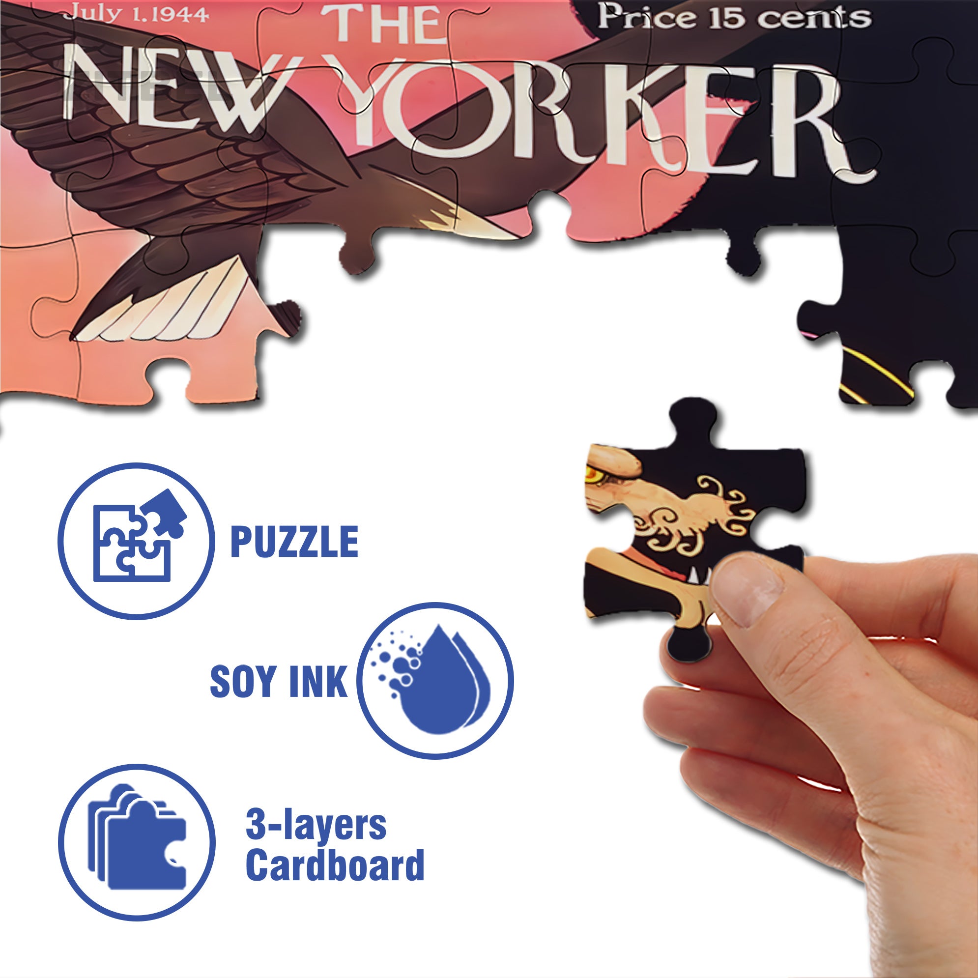 Beast 500pcs/1000pcs Jigsaw Puzzle, Scratch-Resistant, Interactive Family Game & Brain-Boosting DIY Decor, Perfect for Halloween, Christmas & New Year Gifts, Family Puzzle Game