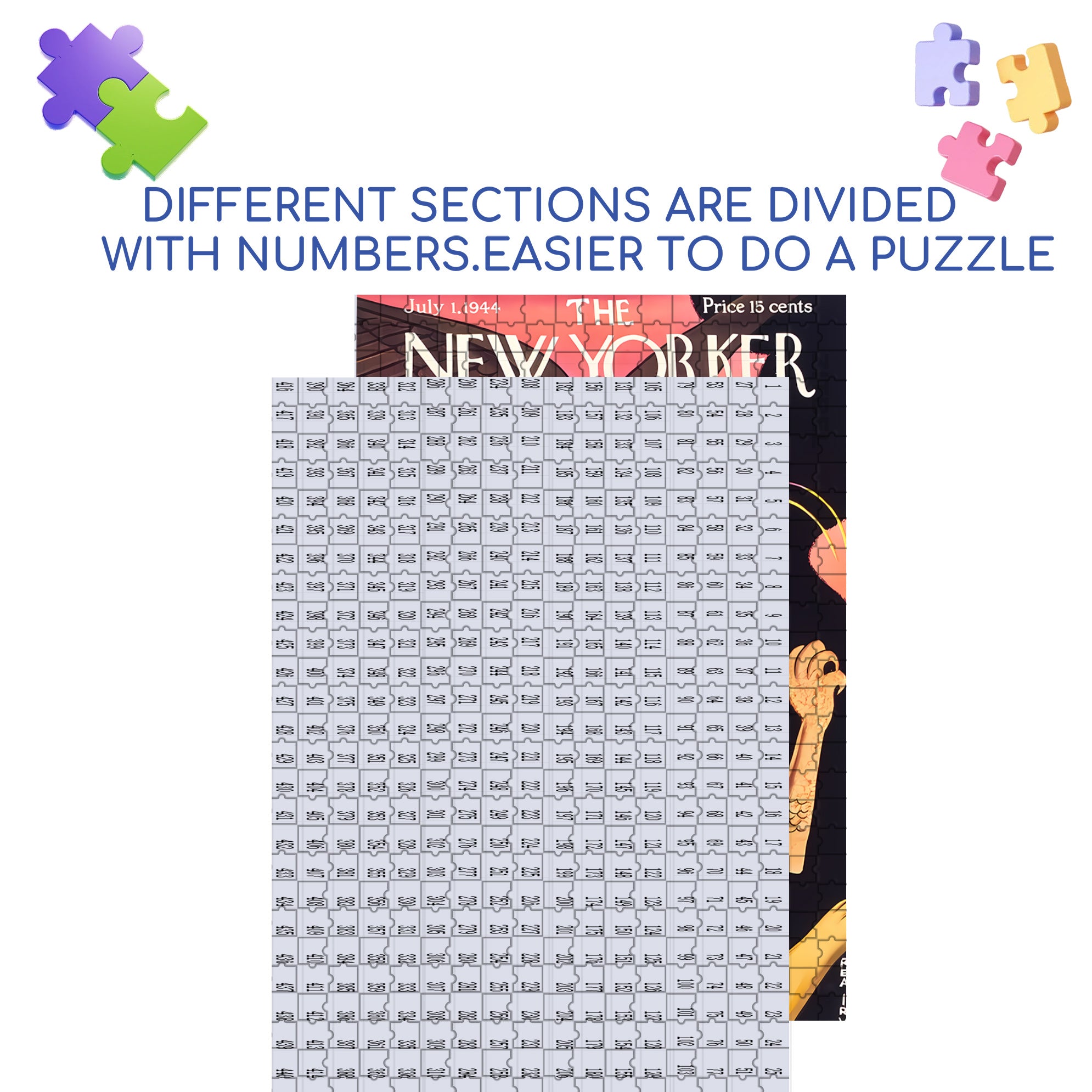 Beast 500pcs/1000pcs Jigsaw Puzzle, Scratch-Resistant, Interactive Family Game & Brain-Boosting DIY Decor, Perfect for Halloween, Christmas & New Year Gifts, Family Puzzle Game