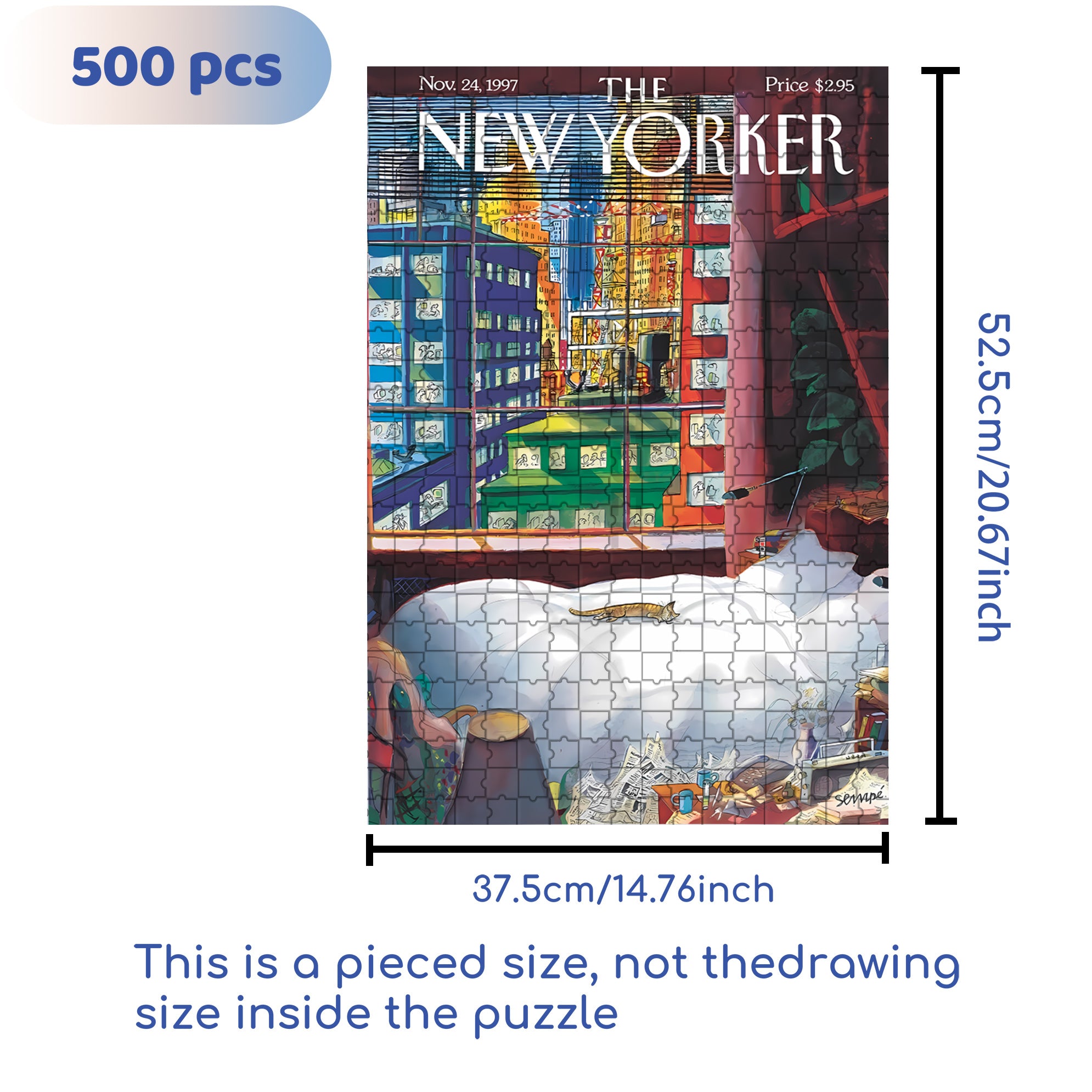Cat Nap 500pcs/1000pcs Jigsaw Puzzle, Scratch-Resistant, Interactive Family Game & Brain-Boosting DIY Decor, Perfect for Halloween, Christmas & New Year Gifts, Family Puzzle Game