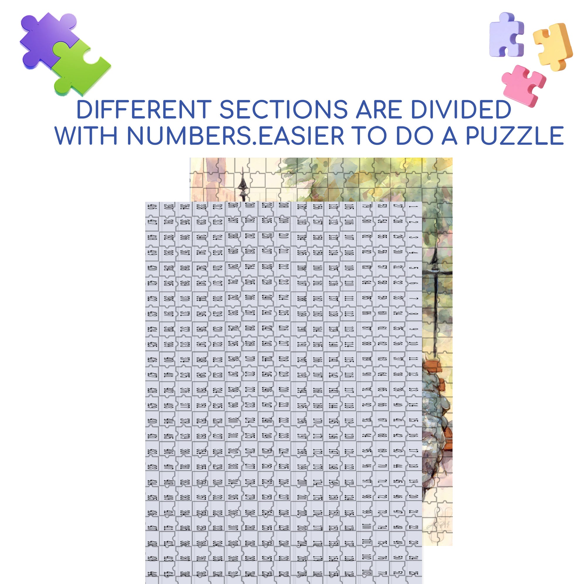 Crocodile Tears 500pcs/1000pcs Jigsaw Puzzle, Scratch-Resistant, Interactive Family Game & Brain-Boosting DIY Decor, Perfect for Halloween, Christmas & New Year Gifts, Family Puzzle Game