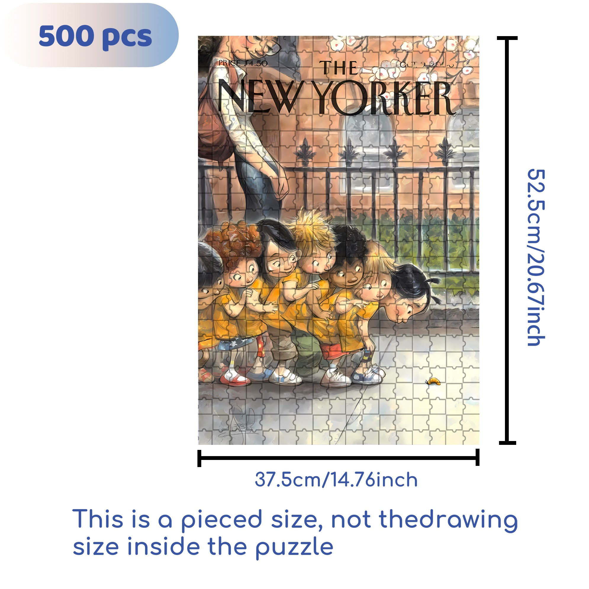 Curious Baby 500pcs/1000pcs Jigsaw Puzzle, Scratch-Resistant, Interactive Family Game & Brain-Boosting DIY Decor, Perfect for Halloween, Christmas & New Year Gifts, Family Puzzle Game