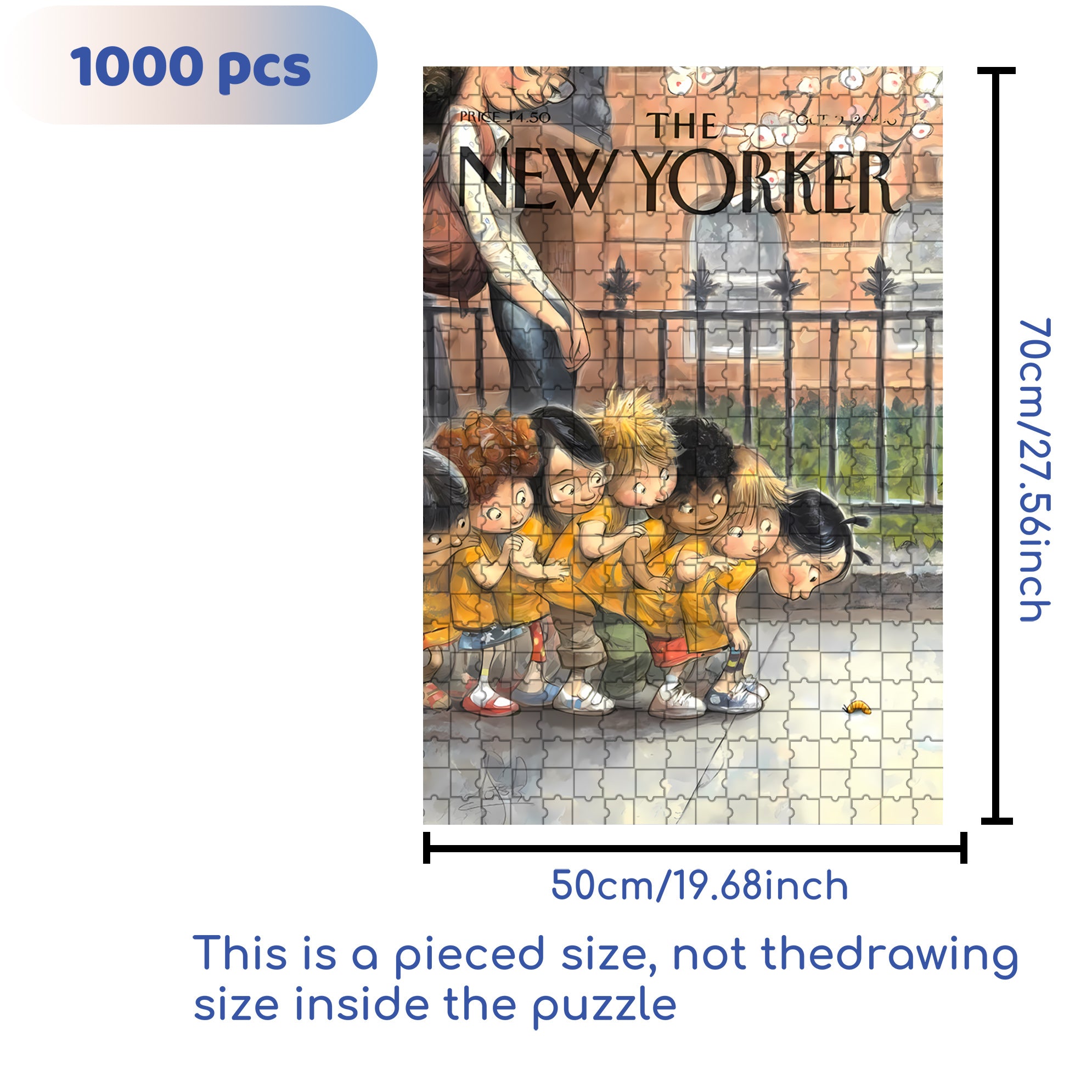 Curious Baby 500pcs/1000pcs Jigsaw Puzzle, Scratch-Resistant, Interactive Family Game & Brain-Boosting DIY Decor, Perfect for Halloween, Christmas & New Year Gifts, Family Puzzle Game