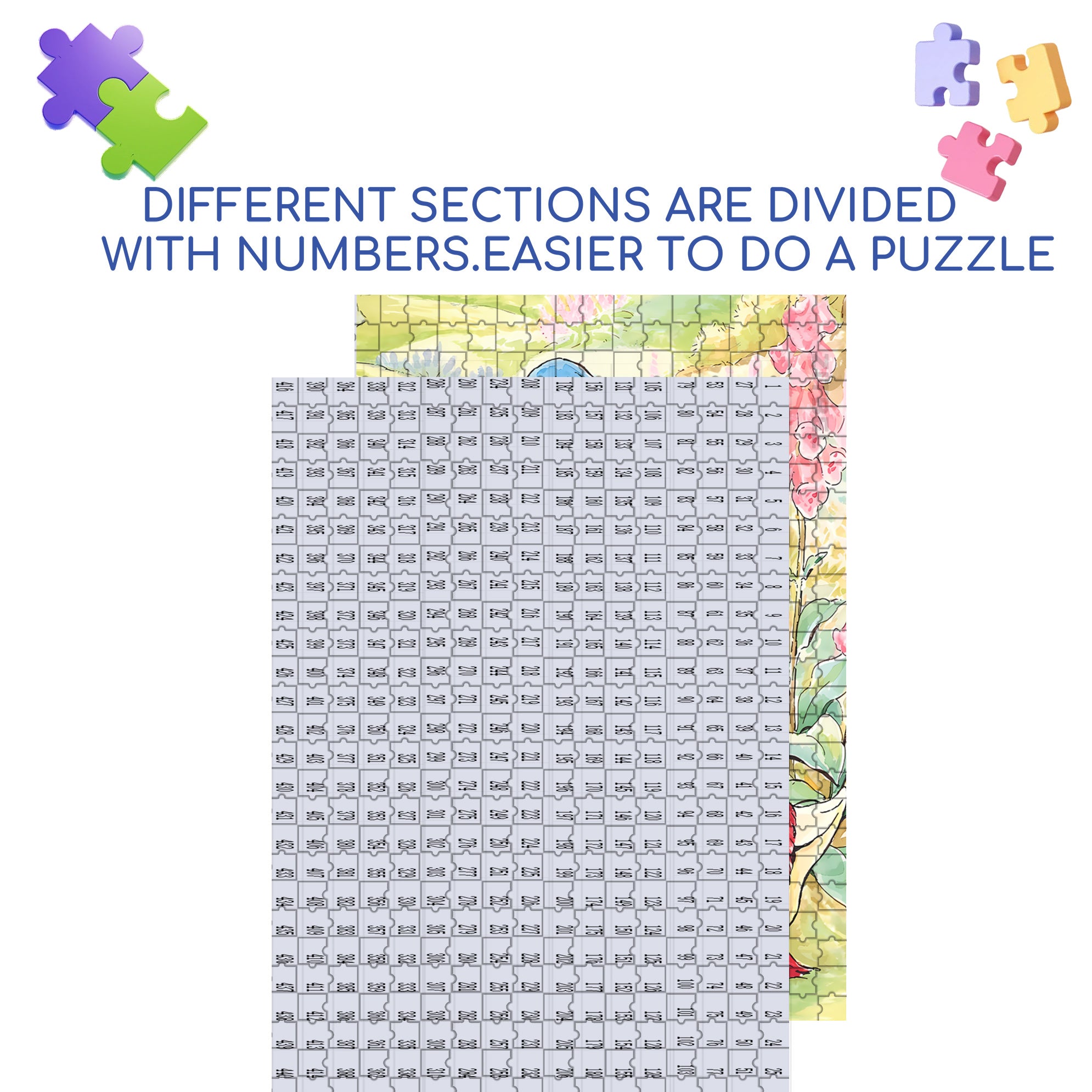 Jemima Puddle-Duck 500pcs/1000pcs Jigsaw Puzzle, Scratch-Resistant, Interactive Family Game & Brain-Boosting DIY Decor, Perfect for Halloween, Christmas & New Year Gifts, Family Puzzle Game