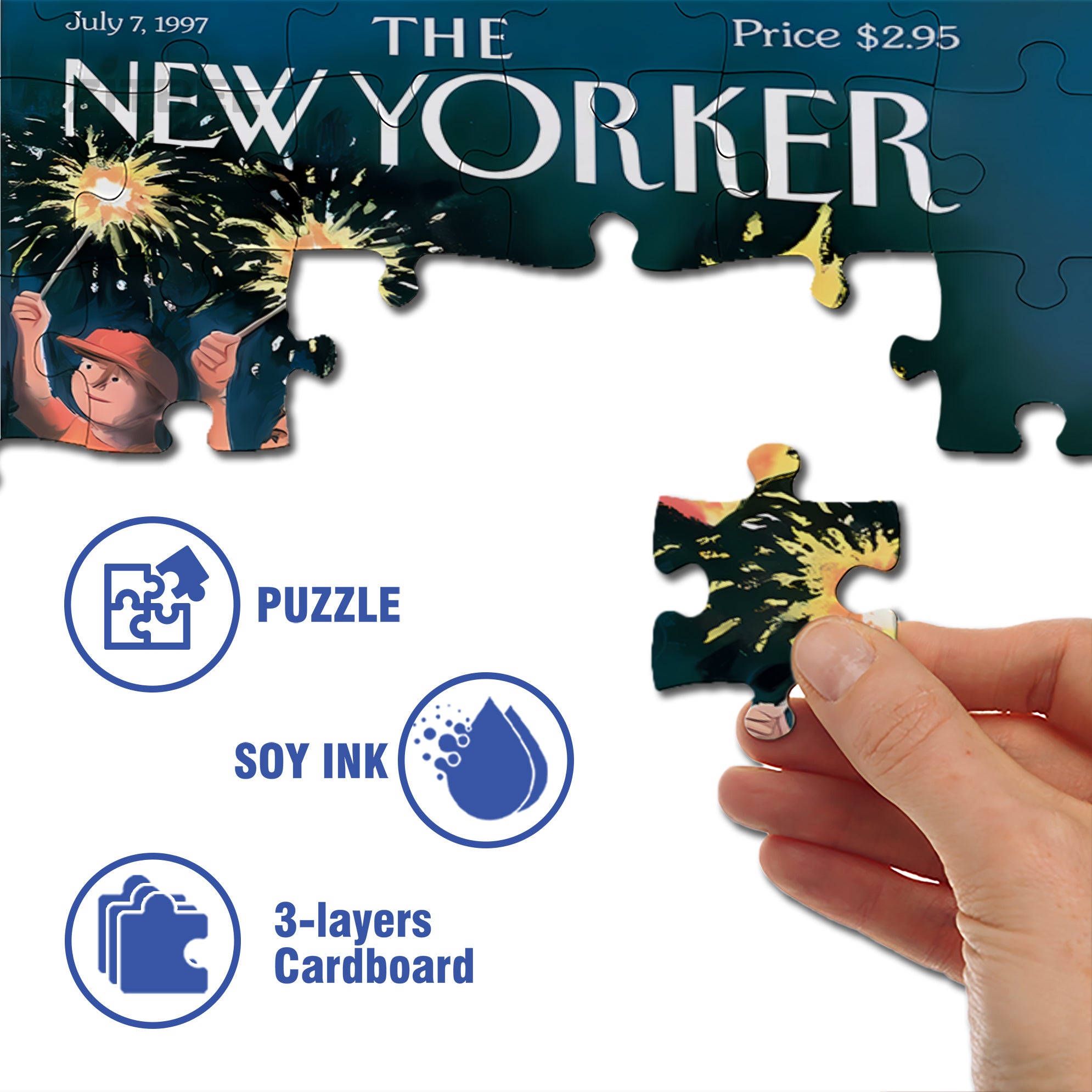 Long Live America 500pcs/1000pcs Jigsaw Puzzle, Scratch-Resistant, Interactive Family Game & Brain-Boosting DIY Decor, Perfect for Halloween, Christmas & New Year Gifts, Family Puzzle Game