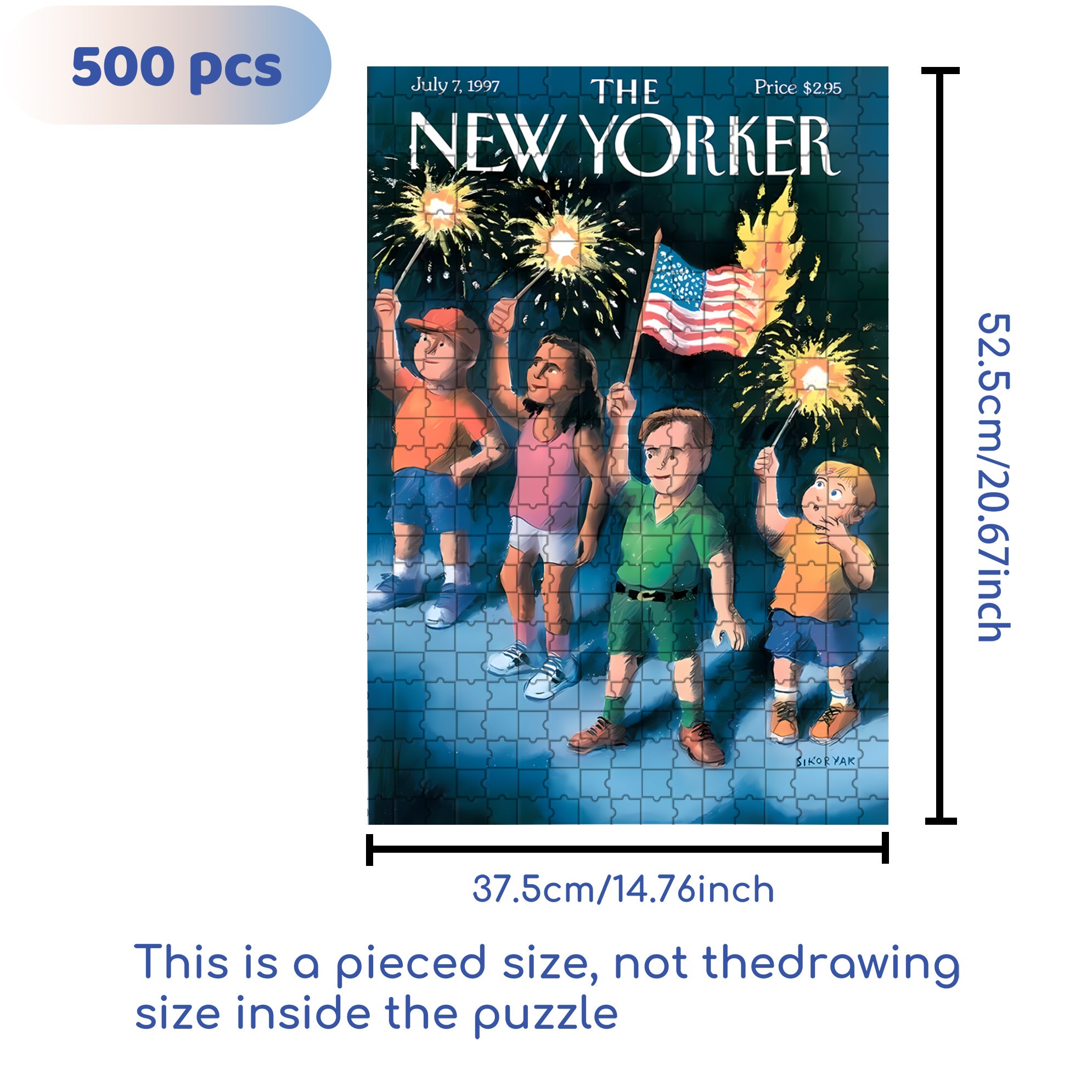 Long Live America 500pcs/1000pcs Jigsaw Puzzle, Scratch-Resistant, Interactive Family Game & Brain-Boosting DIY Decor, Perfect for Halloween, Christmas & New Year Gifts, Family Puzzle Game