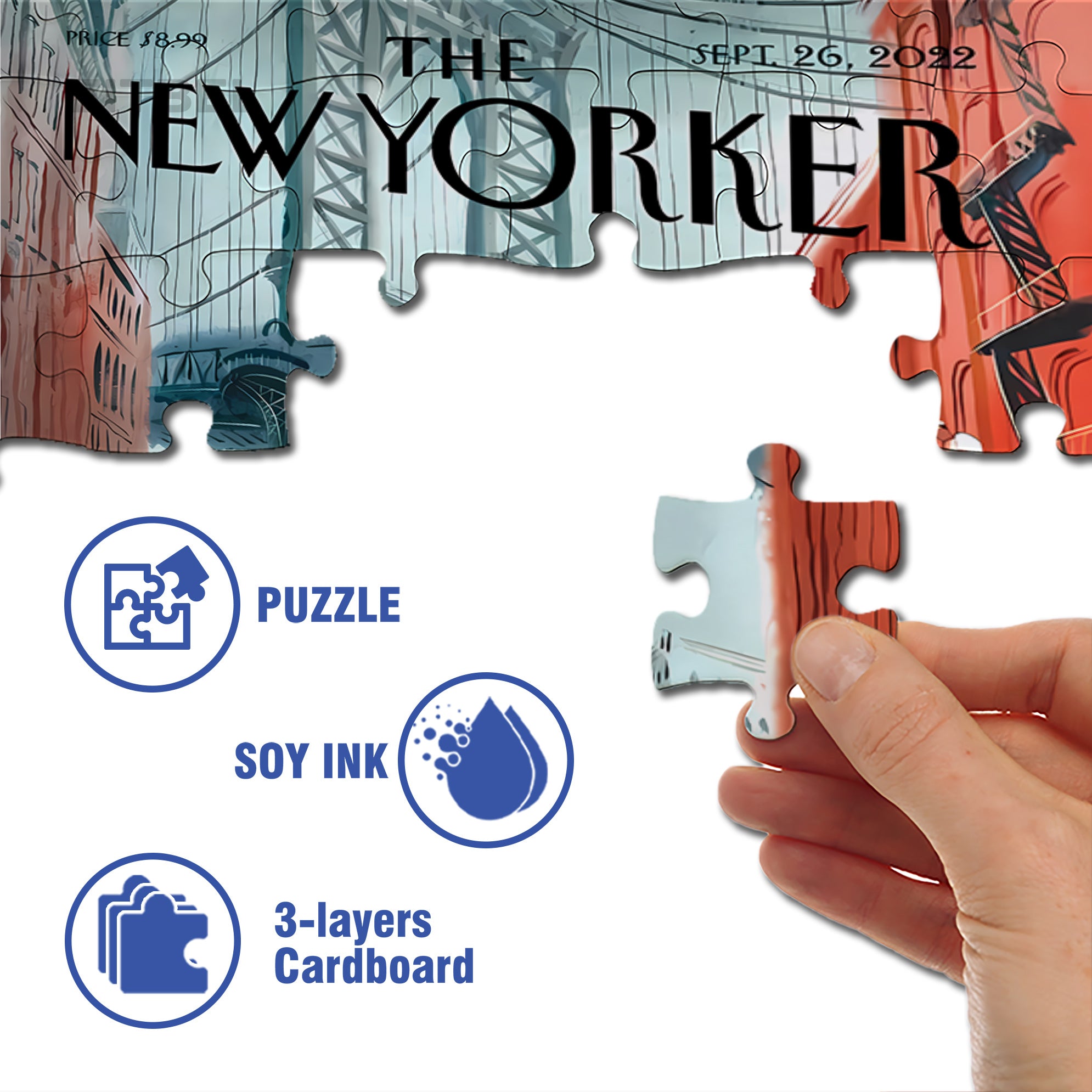 Strike A Pose 500pcs/1000pcs Jigsaw Puzzle, Scratch-Resistant, Interactive Family Game & Brain-Boosting DIY Decor, Perfect for Halloween, Christmas & New Year Gifts, Family Puzzle Game
