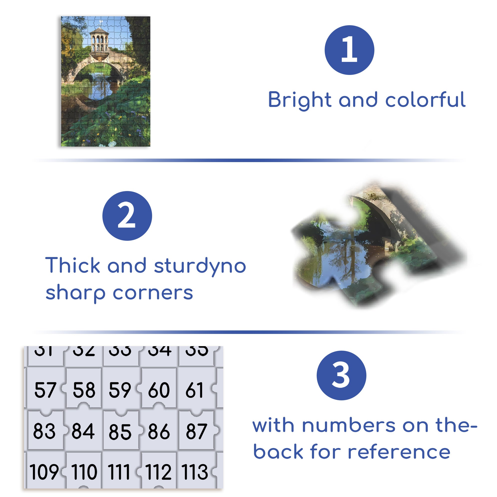 Summer Riverbank 500pcs/1000pcs Jigsaw Puzzle, Scratch-Resistant, Interactive Family Game & Brain-Boosting DIY Decor, Perfect for Halloween, Christmas & New Year Gifts, Family Puzzle Game