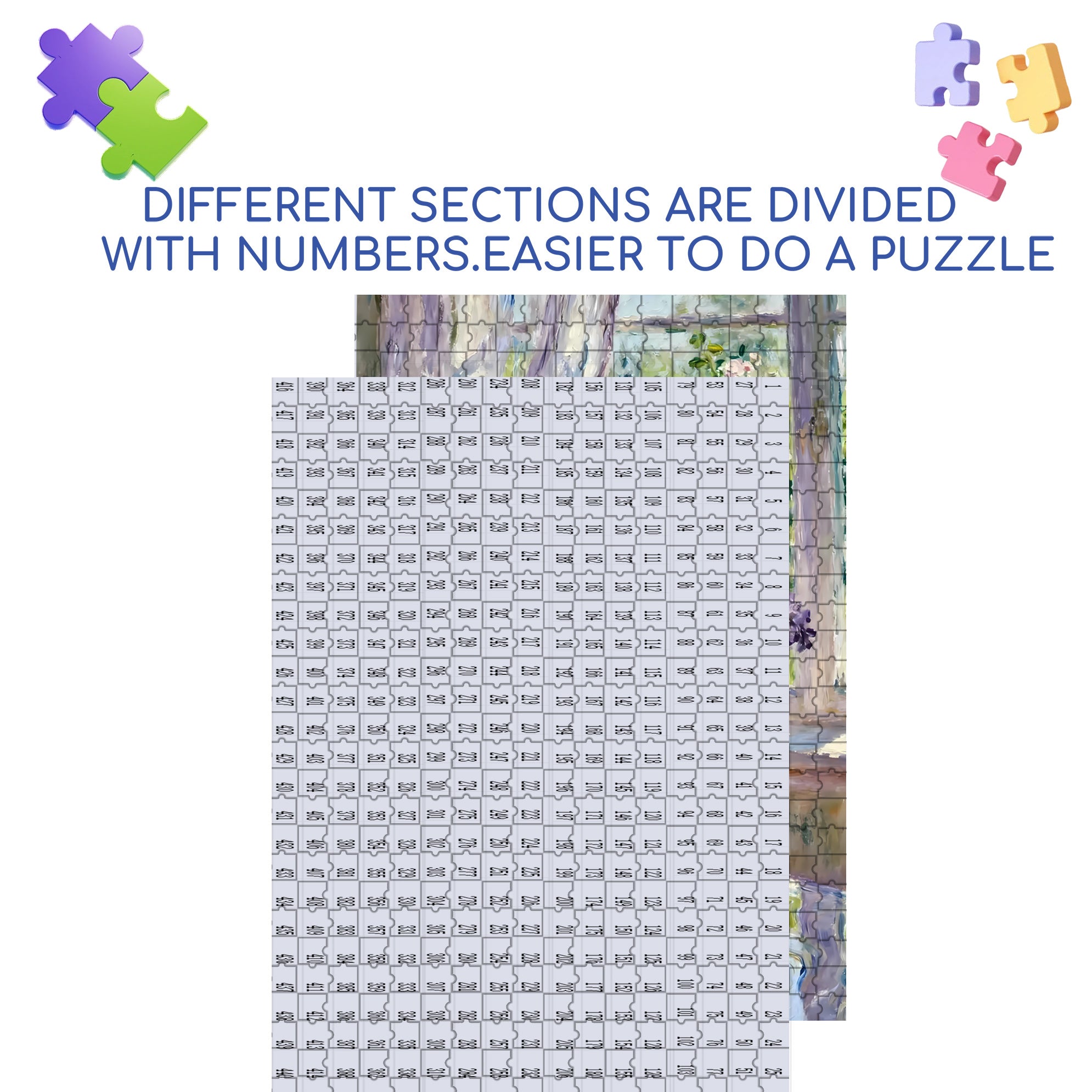 Summer Sketching 2 500pcs/1000pcs Jigsaw Puzzle, Scratch-Resistant, Interactive Family Game & Brain-Boosting DIY Decor, Perfect for Halloween, Christmas & New Year Gifts, Family Puzzle Game