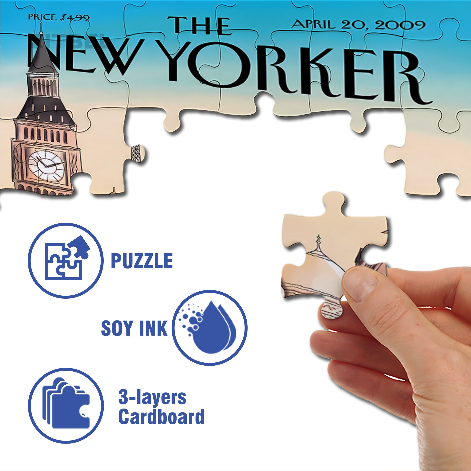Ultimate Destination 500pcs/1000pcs Jigsaw Puzzle, Scratch-Resistant, Interactive Family Game & Brain-Boosting DIY Decor, Perfect for Halloween, Christmas & New Year Gifts, Family Puzzle Game