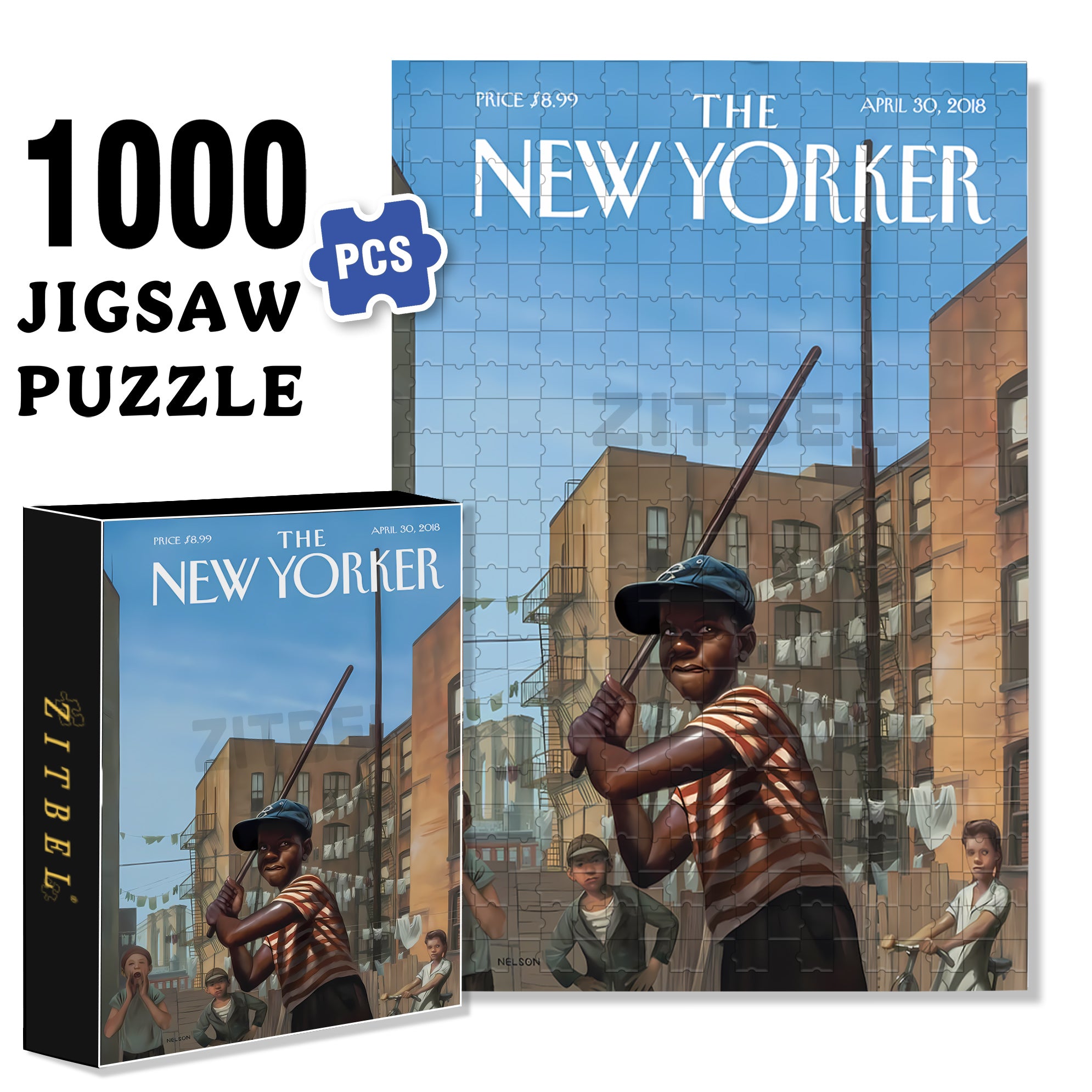 Unconvinced 500pcs/1000pcs Jigsaw Puzzle, Scratch-Resistant, Interactive Family Game & Brain-Boosting DIY Decor, Perfect for Halloween, Christmas & New Year Gifts, Family Puzzle Game
