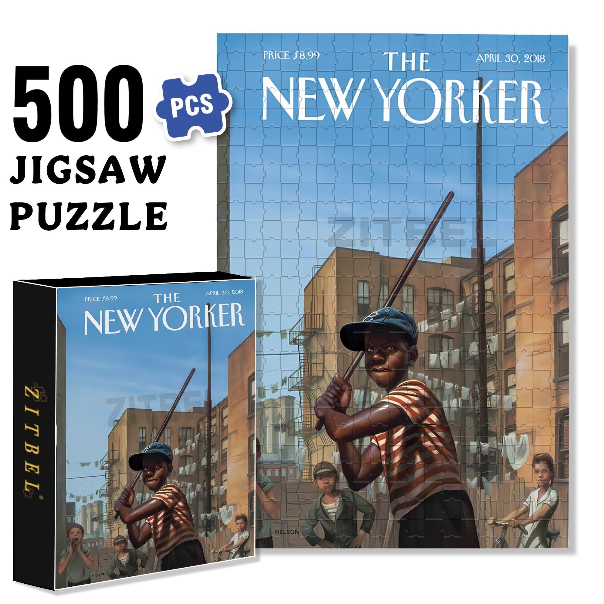 Unconvinced 500pcs/1000pcs Jigsaw Puzzle, Scratch-Resistant, Interactive Family Game & Brain-Boosting DIY Decor, Perfect for Halloween, Christmas & New Year Gifts, Family Puzzle Game