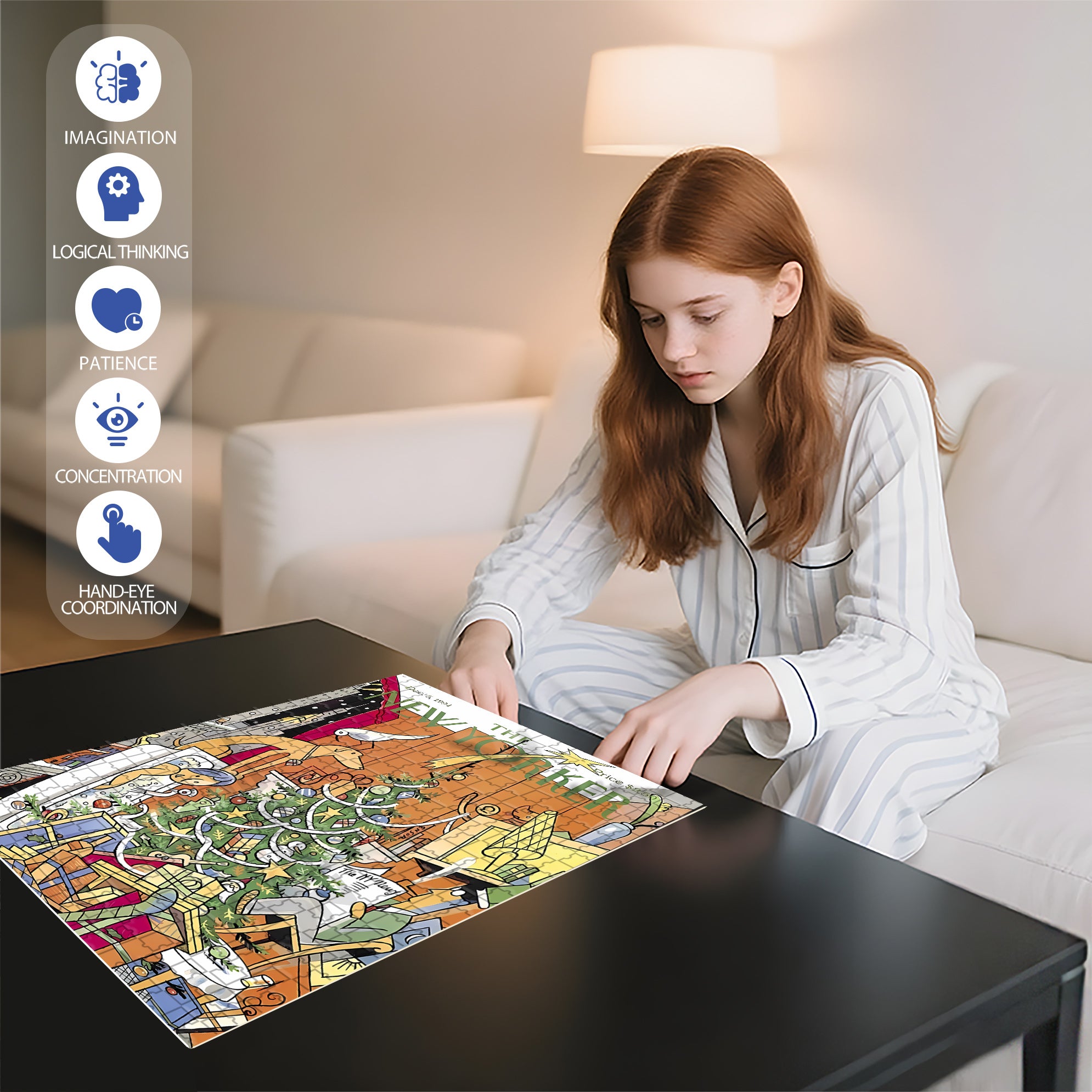 Utility Room 500pcs/1000pcs Jigsaw Puzzle, Scratch-Resistant, Interactive Family Game & Brain-Boosting DIY Decor, Perfect for Halloween, Christmas & New Year Gifts, Family Puzzle Game