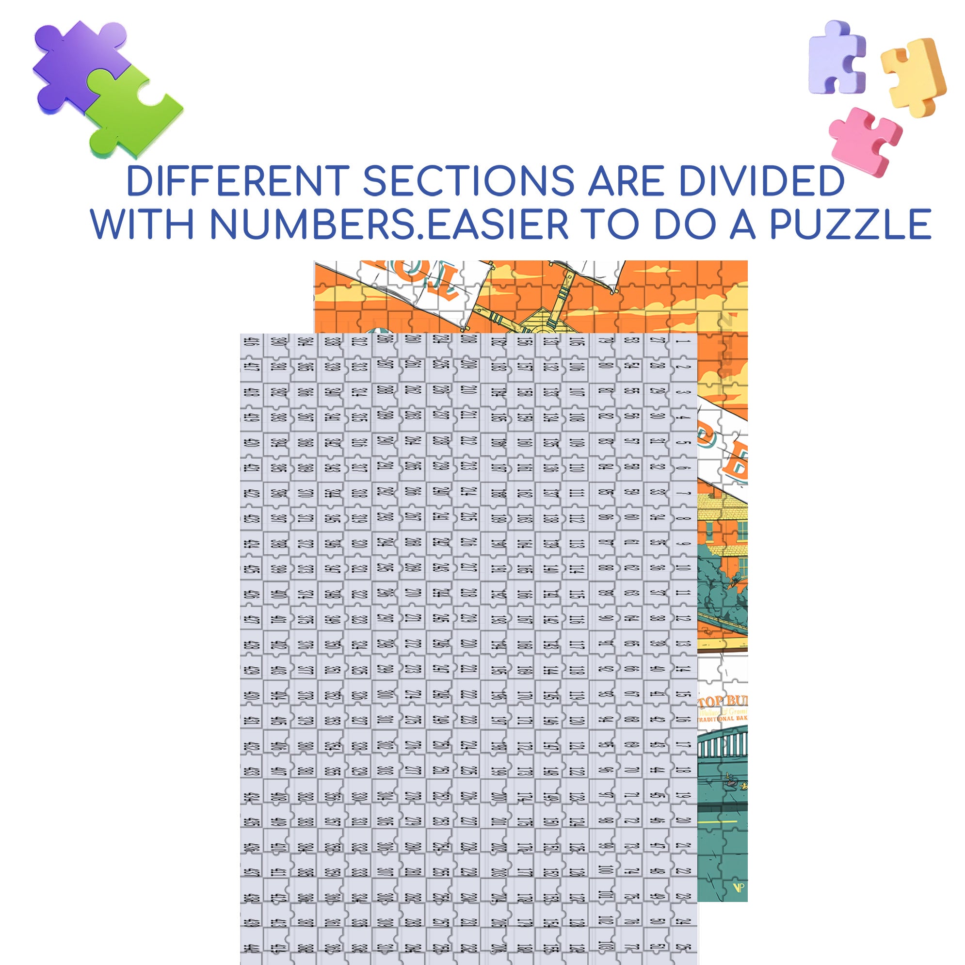 A Matter of Loaf and Death  500pcs/1000pcs Jigsaw Puzzle, Scratch-Resistant, Interactive Family Game & Brain-Boosting DIY Decor, Perfect for Halloween, Christmas & New Year Gifts, Family Puzzle Game