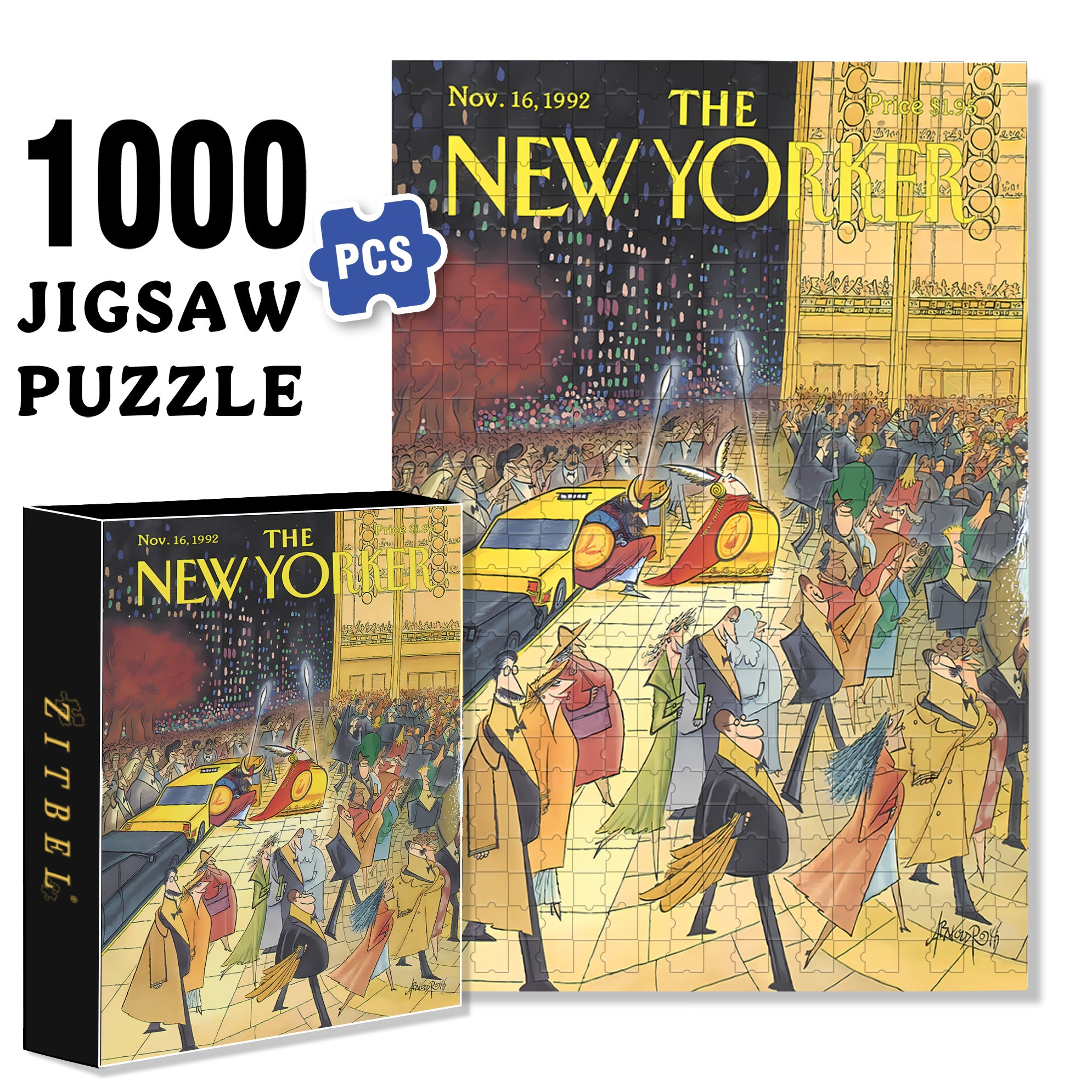 A Night at the Opera 500pcs/1000pcs Jigsaw Puzzle, Scratch-Resistant, Interactive Family Game & Brain-Boosting DIY Decor, Perfect for Halloween, Christmas & New Year Gifts, Family Puzzle Game