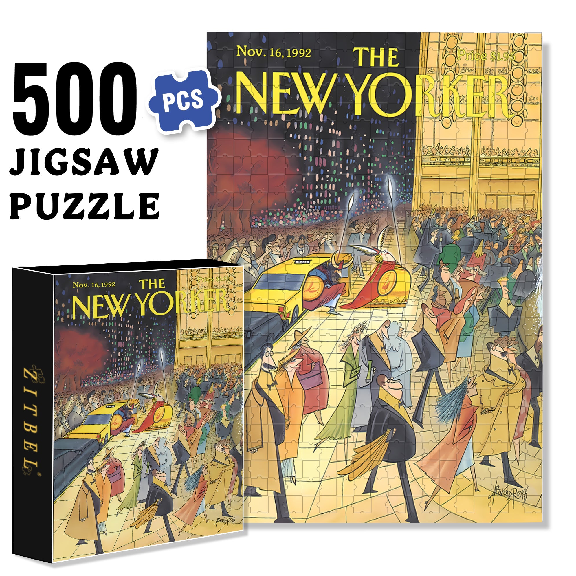 A Night at the Opera 500pcs/1000pcs Jigsaw Puzzle, Scratch-Resistant, Interactive Family Game & Brain-Boosting DIY Decor, Perfect for Halloween, Christmas & New Year Gifts, Family Puzzle Game