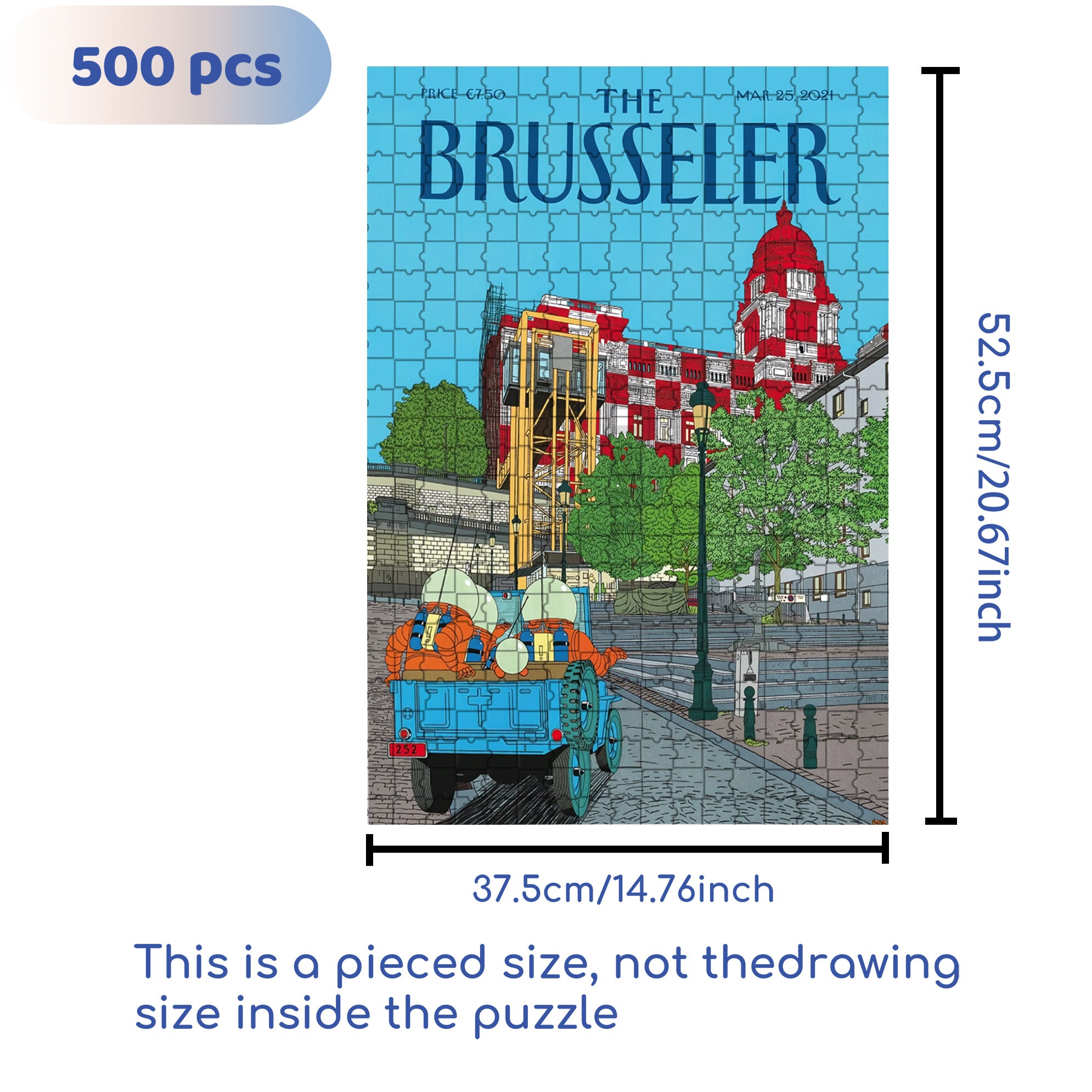 Clear 500pcs/1000pcs Jigsaw Puzzle, Scratch-Resistant, Interactive Family Game & Brain-Boosting DIY Decor, Perfect for Halloween, Christmas & New Year Gifts, Family Puzzle Game