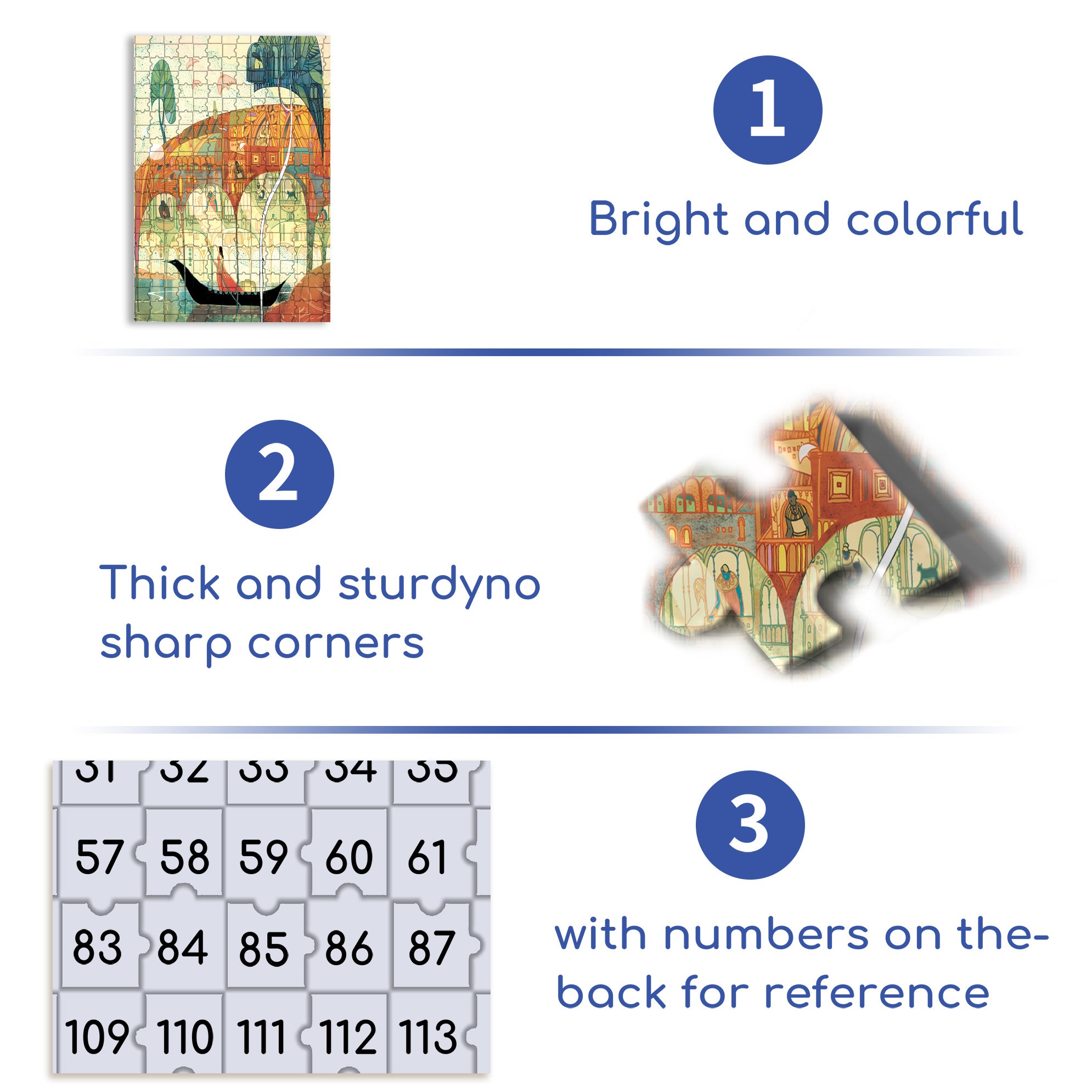 Crossing Borders 500pcs/1000pcs Jigsaw Puzzle, Scratch-Resistant, Interactive Family Game & Brain-Boosting DIY Decor, Perfect for Halloween, Christmas & New Year Gifts, Family Puzzle Game