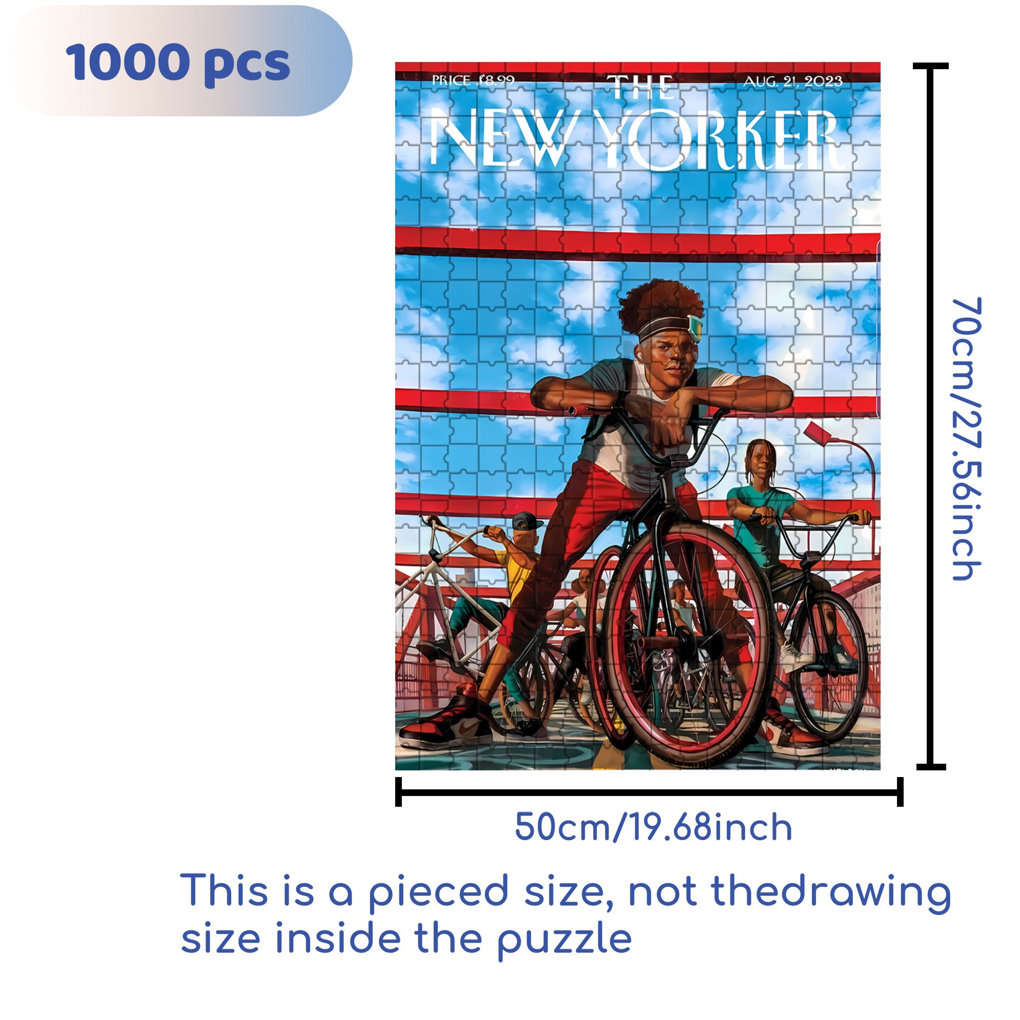 Cycling Enthusiasts 500pcs/1000pcs Jigsaw Puzzle, Scratch-Resistant, Interactive Family Game & Brain-Boosting DIY Decor, Perfect for Halloween, Christmas & New Year Gifts, Family Puzzle Game