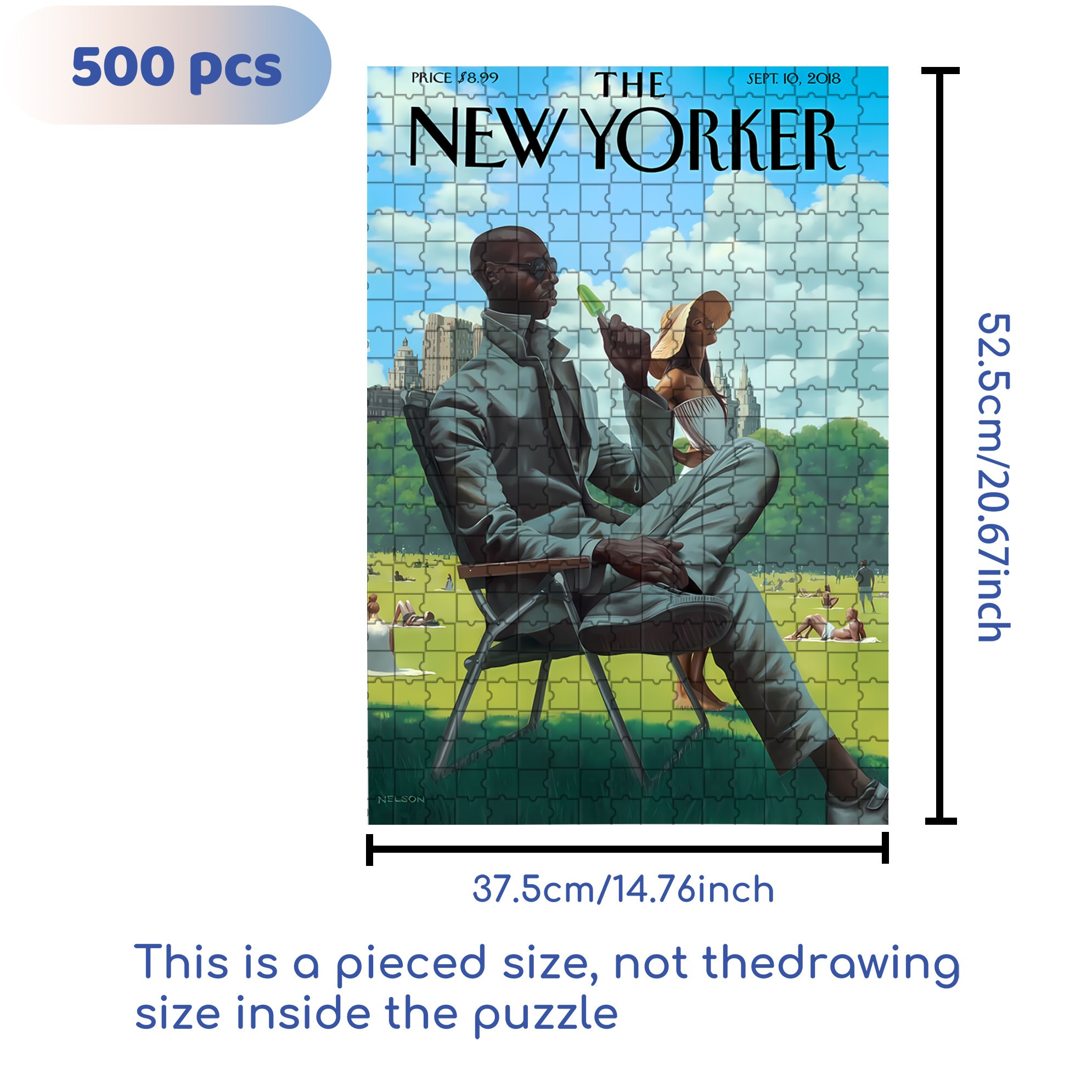 Gentleman 500pcs/1000pcs Jigsaw Puzzle, Scratch-Resistant, Interactive Family Game & Brain-Boosting DIY Decor, Perfect for Halloween, Christmas & New Year Gifts, Family Puzzle Game