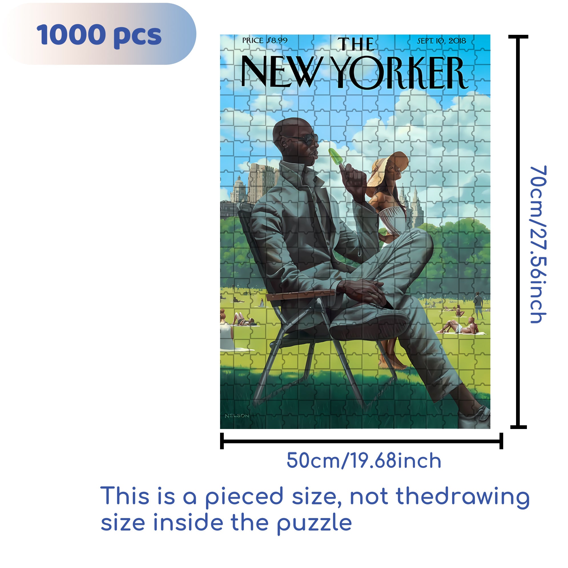 Gentleman 500pcs/1000pcs Jigsaw Puzzle, Scratch-Resistant, Interactive Family Game & Brain-Boosting DIY Decor, Perfect for Halloween, Christmas & New Year Gifts, Family Puzzle Game