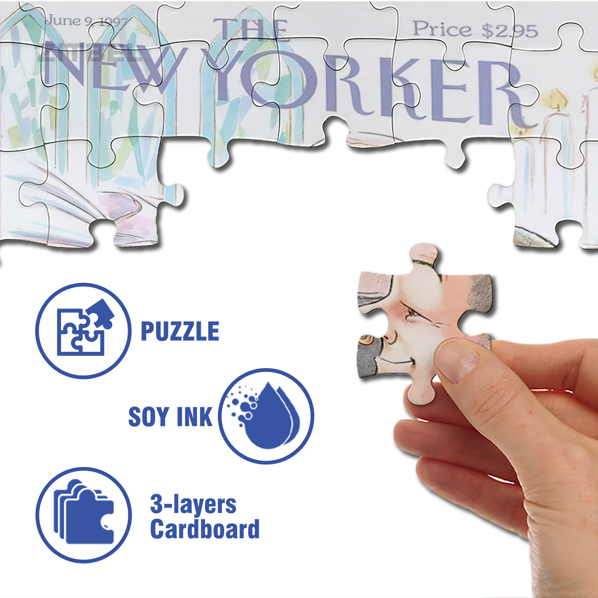 I Do 500pcs/1000pcs Jigsaw Puzzle, Scratch-Resistant, Interactive Family Game & Brain-Boosting DIY Decor, Perfect for Halloween, Christmas & New Year Gifts, Family Puzzle Game