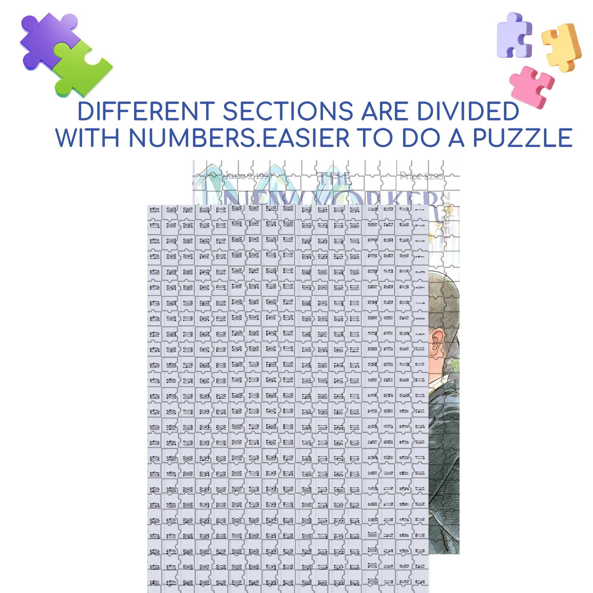 I Do 500pcs/1000pcs Jigsaw Puzzle, Scratch-Resistant, Interactive Family Game & Brain-Boosting DIY Decor, Perfect for Halloween, Christmas & New Year Gifts, Family Puzzle Game
